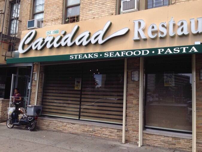 Caridad Restaurant Menu, Menu de Caridad Restaurant, Kings Bridge, New