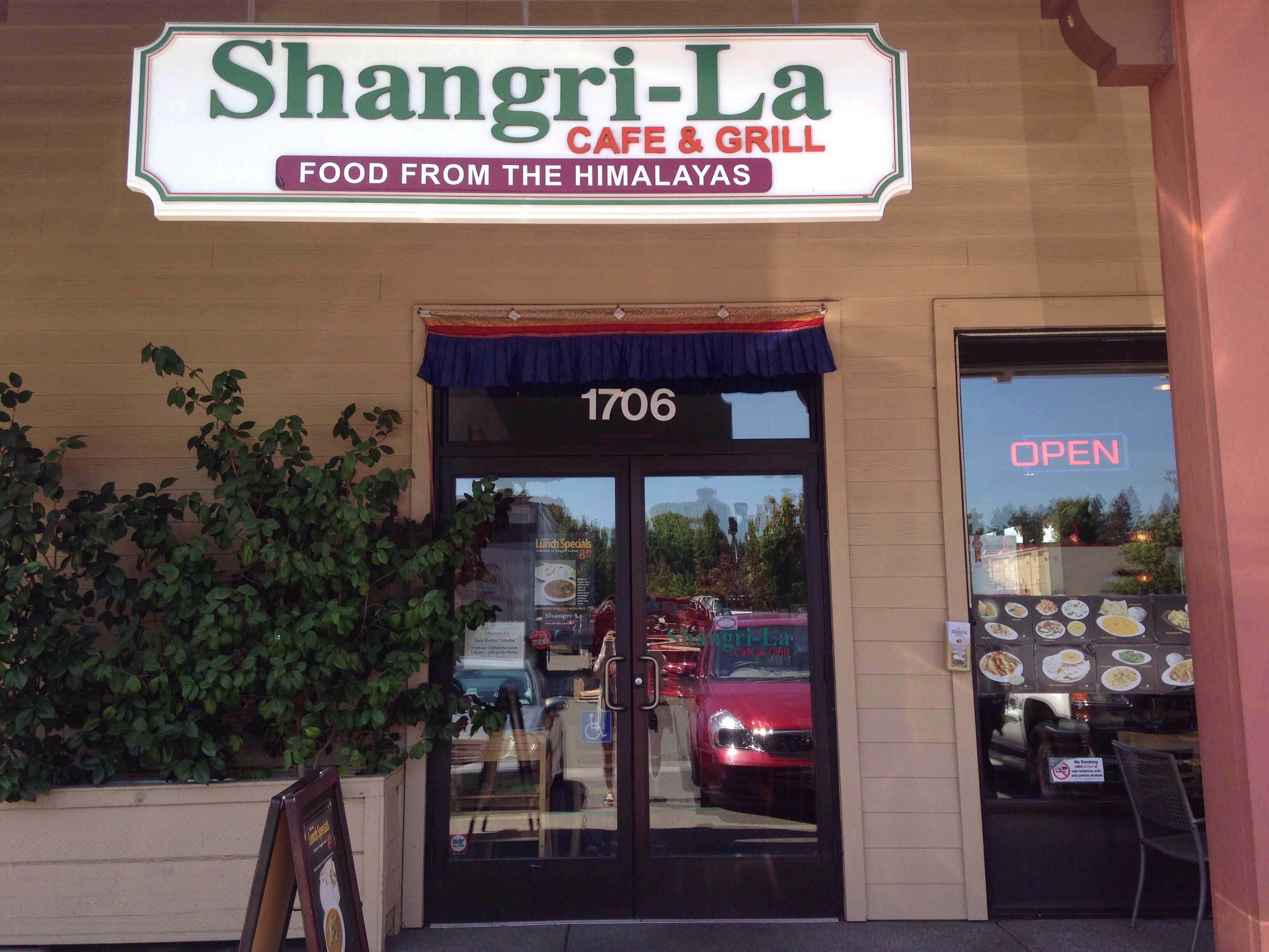 Menu Of Shangri-La, Rohnert Park, Rohnert Park