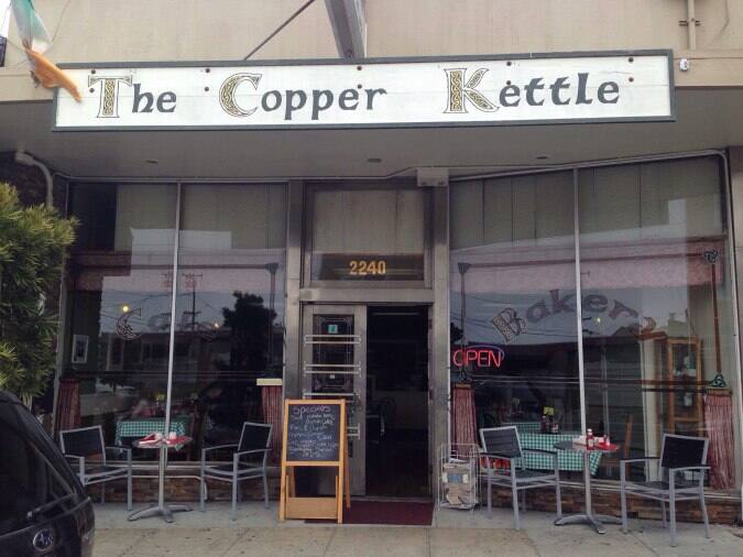 Copper Kettle Menu, Menu for Copper Kettle, Outer Sunset, San Francisco