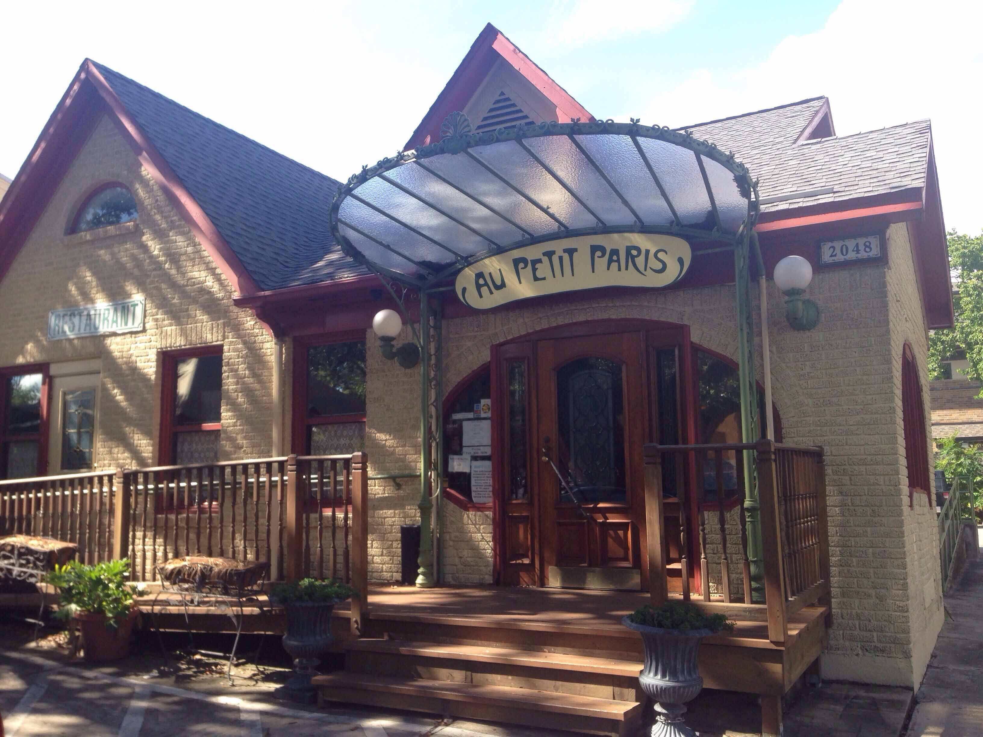 Menu of Au Petit Paris, Upper Kirby, Houston