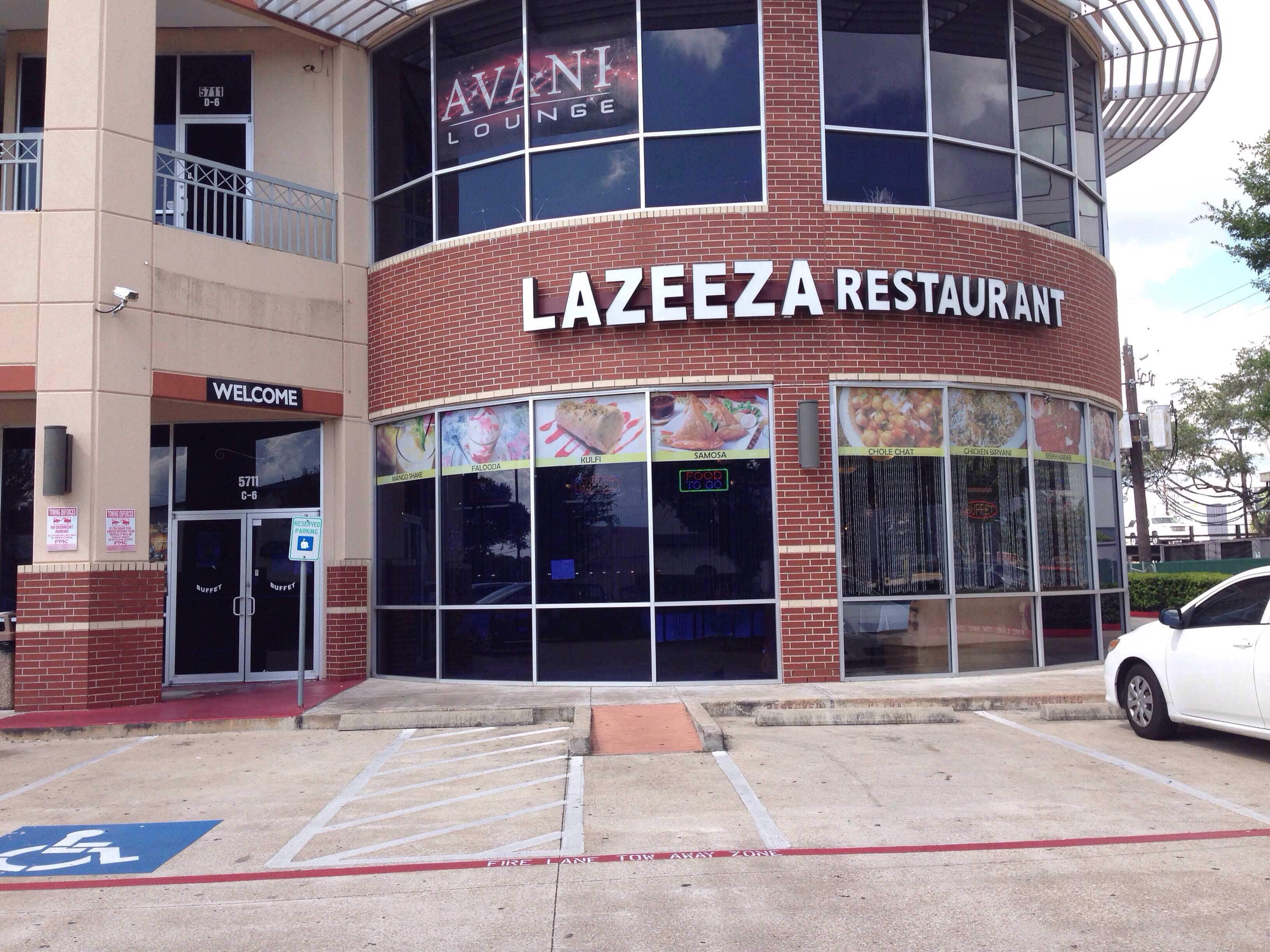 Menu of Lazeeza Restaurant, Sharpstown, Houston