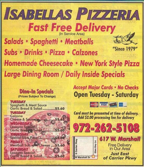 Isabella S Pizzeria Menu Menu For Isabella S Pizzeria Grand Prairie   16543c088ec8fbec149b8651a61167ba Featured V2 