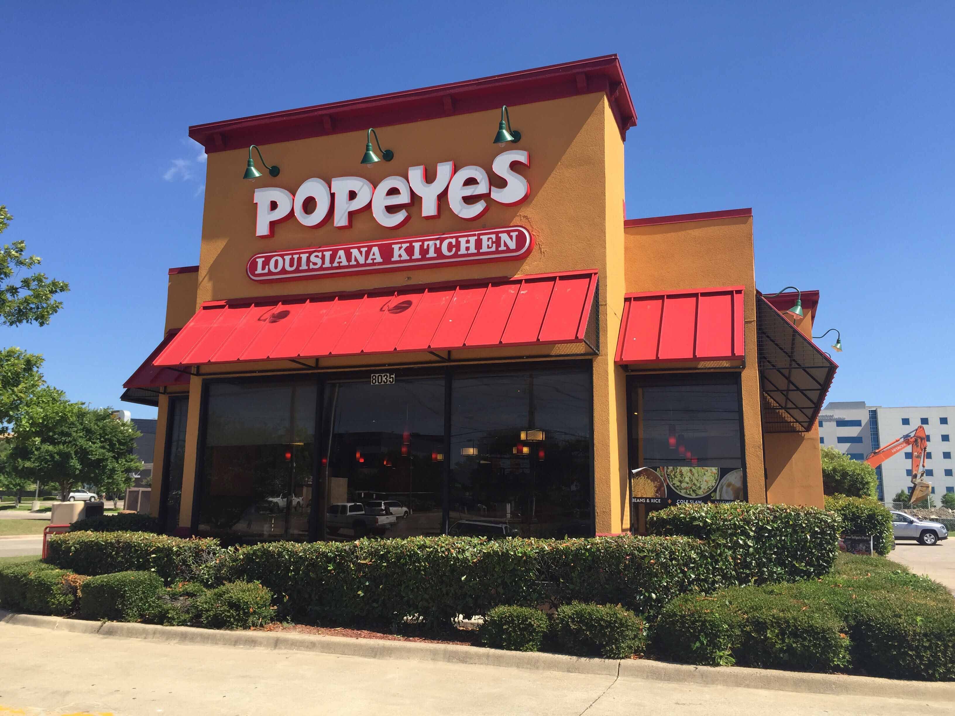 Menu of Popeyes, North Dallas, Dallas