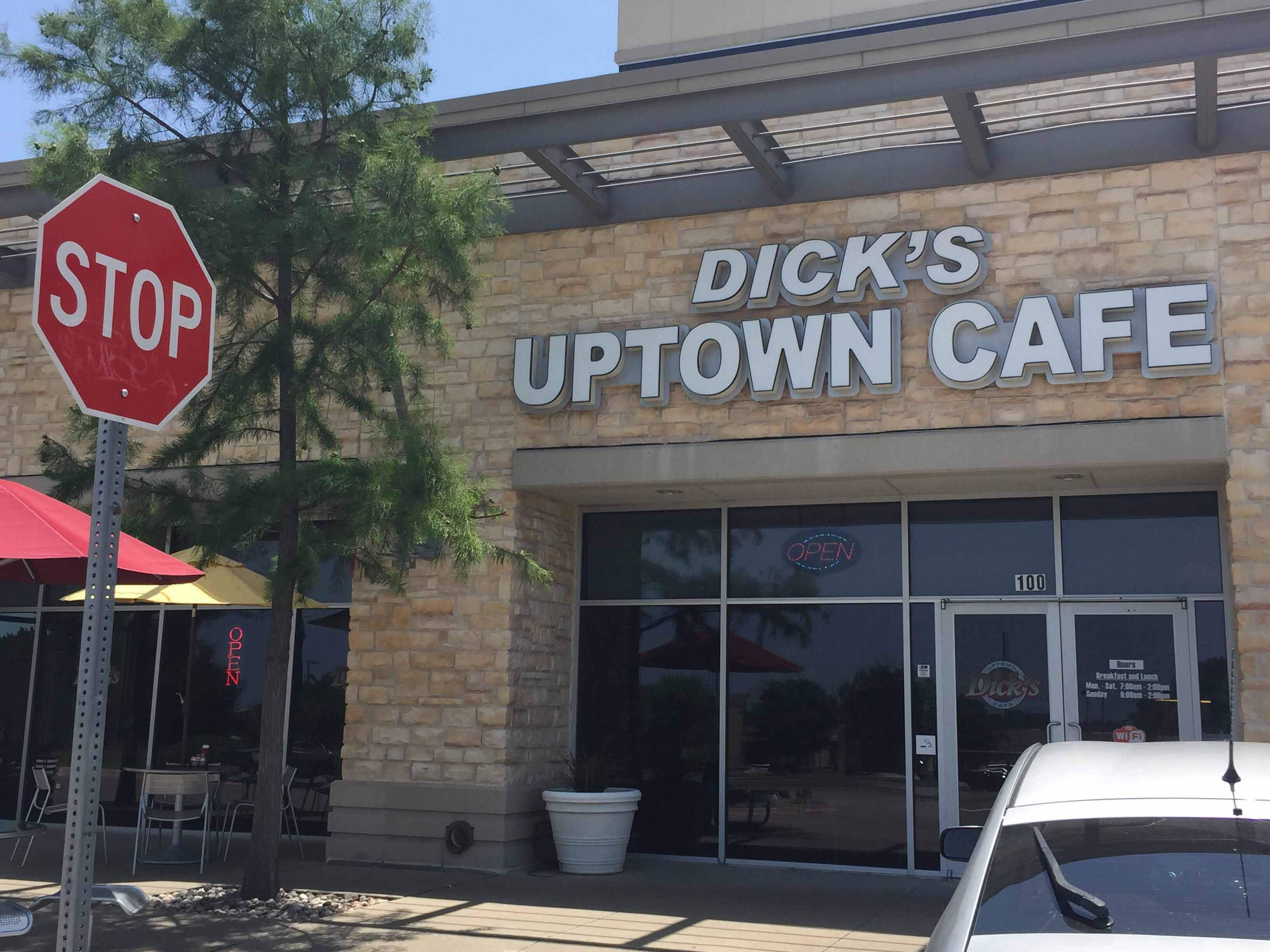Menu of Dick's Uptown Cafe, Cedar Hill, Cedar Hill