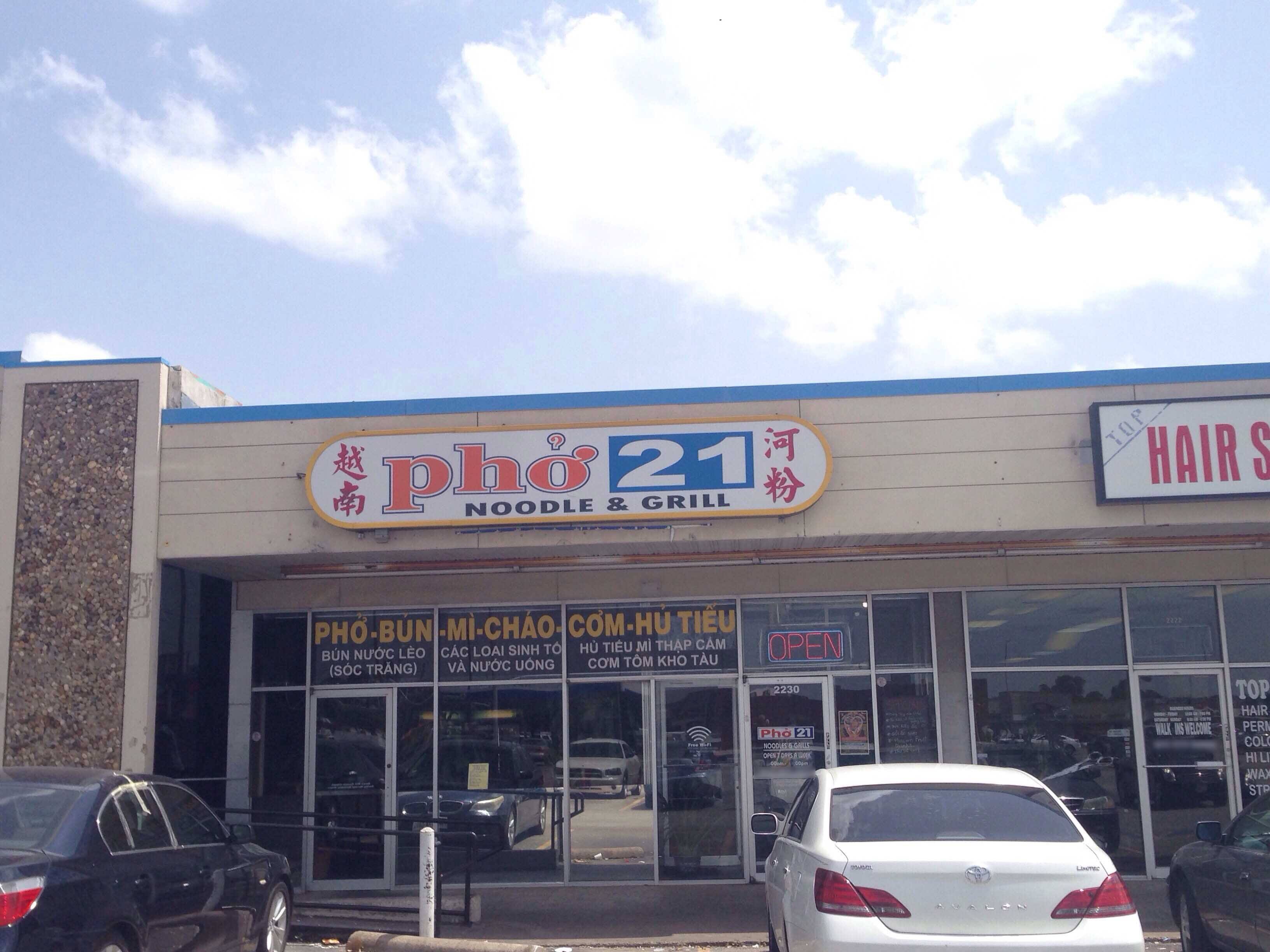 Pho 21 Noodles & Grills Menu, Menu for Pho 21 Noodles & Grills