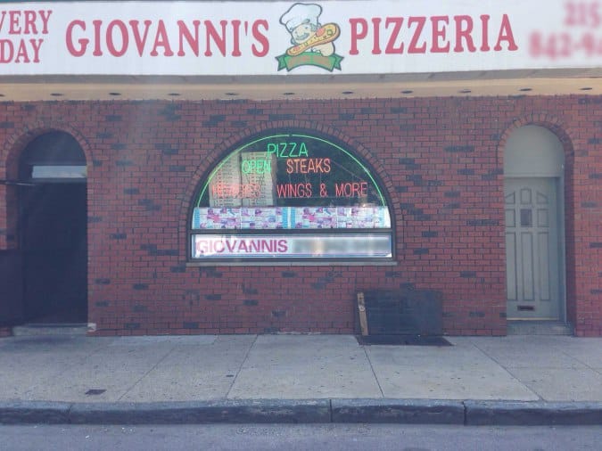 Giovanni's Pizzeria, Germantown, Philadelphia Urbanspoon/Zomato