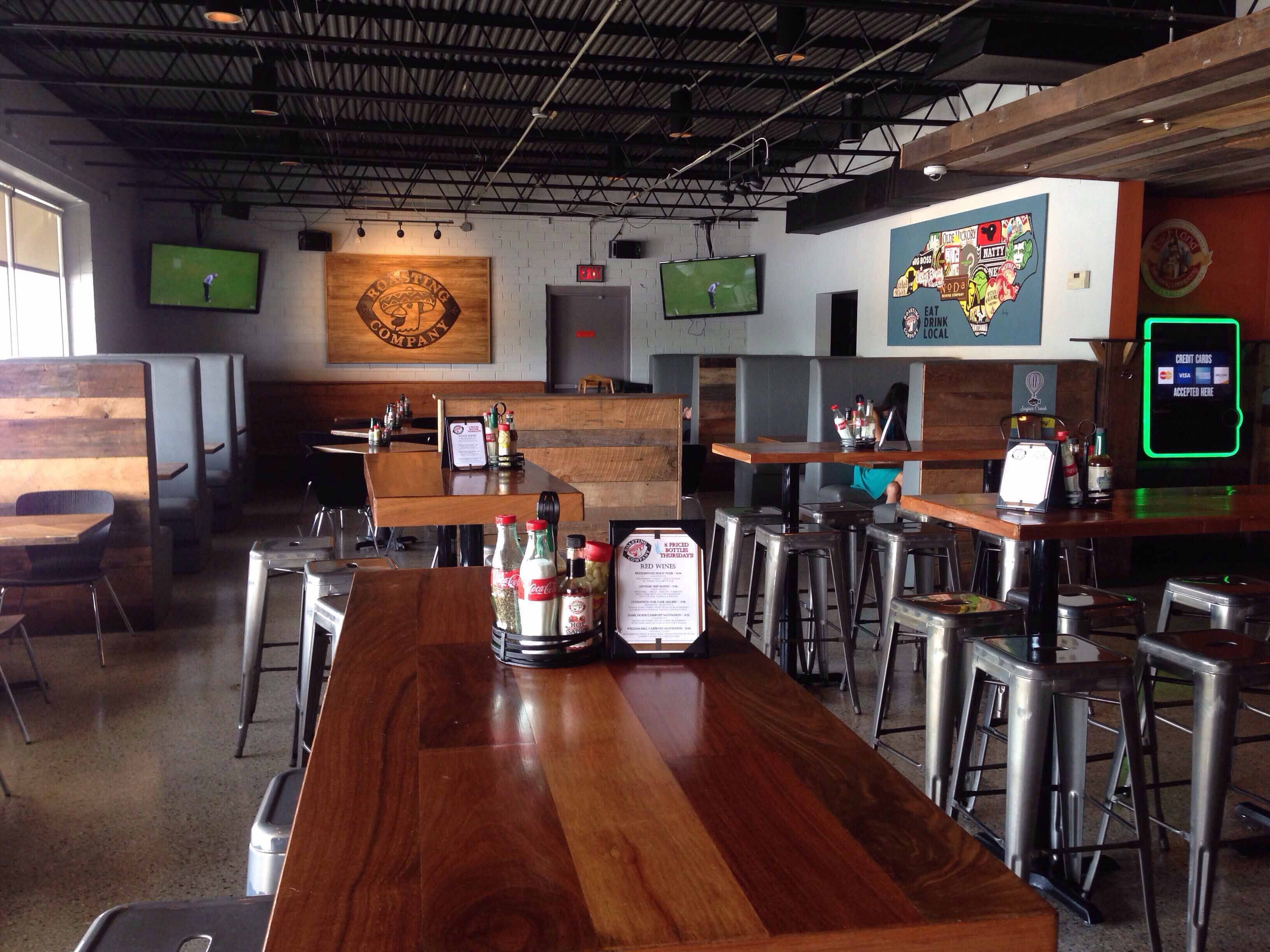 Menu of Roasting Company, Barclay Downs, Charlotte