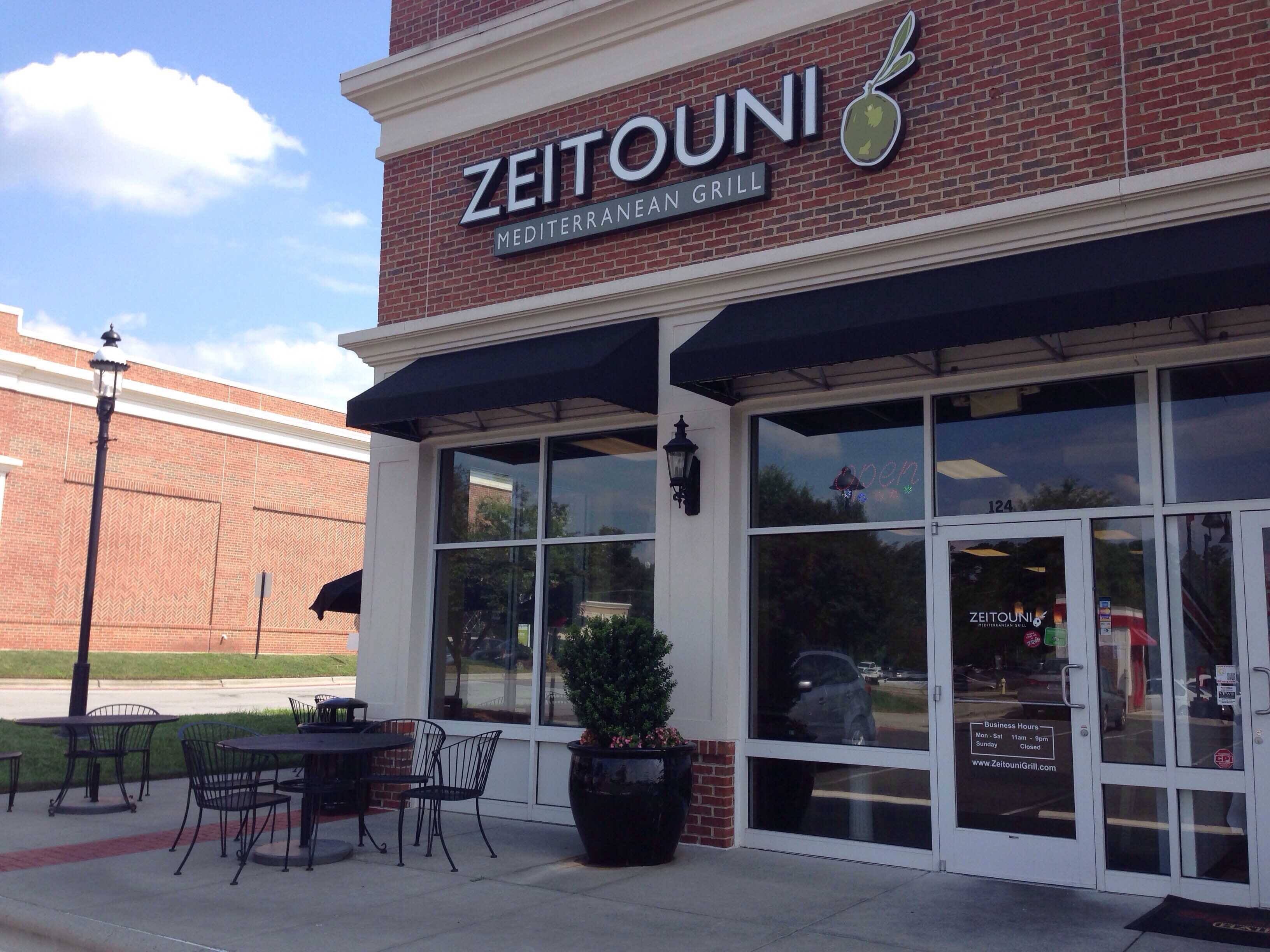 Zeitouni Menu, Menu for Zeitouni, Whiteoak, Charlotte