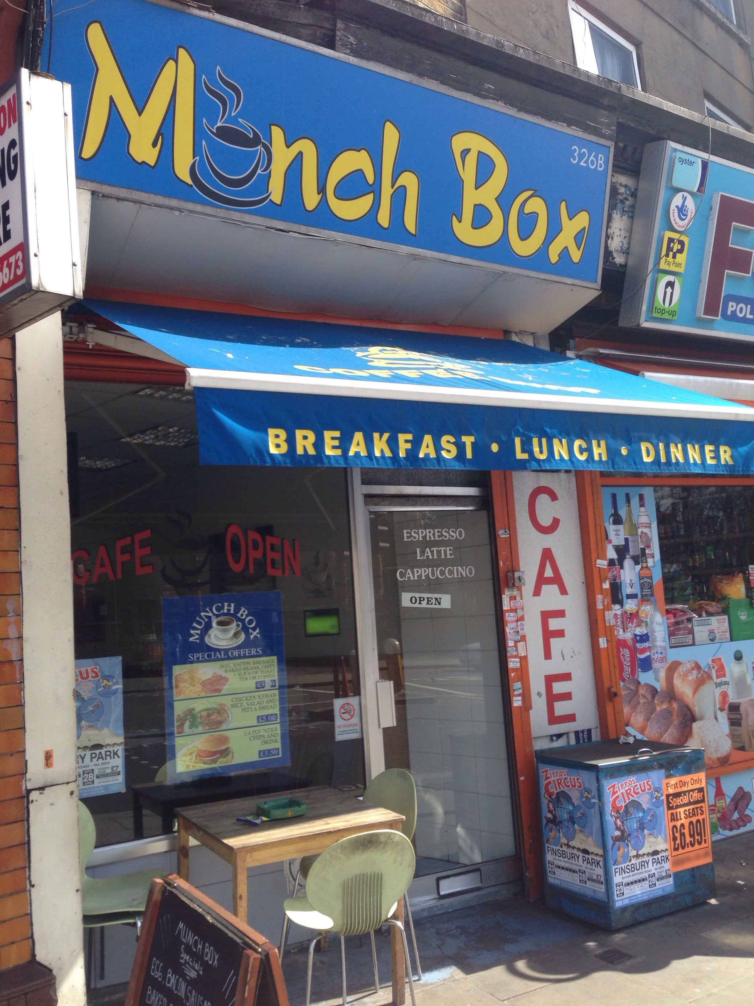 Menu of Munch Box, Tottenham, London