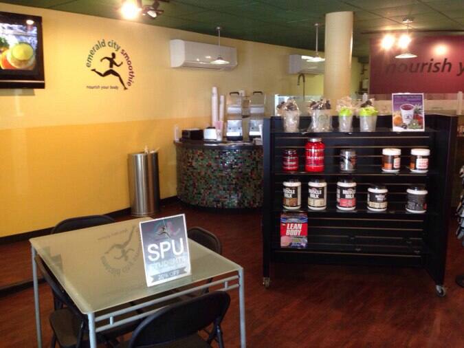 Emerald City Smoothie Menu, Menu for Emerald City Smoothie, Queen Anne