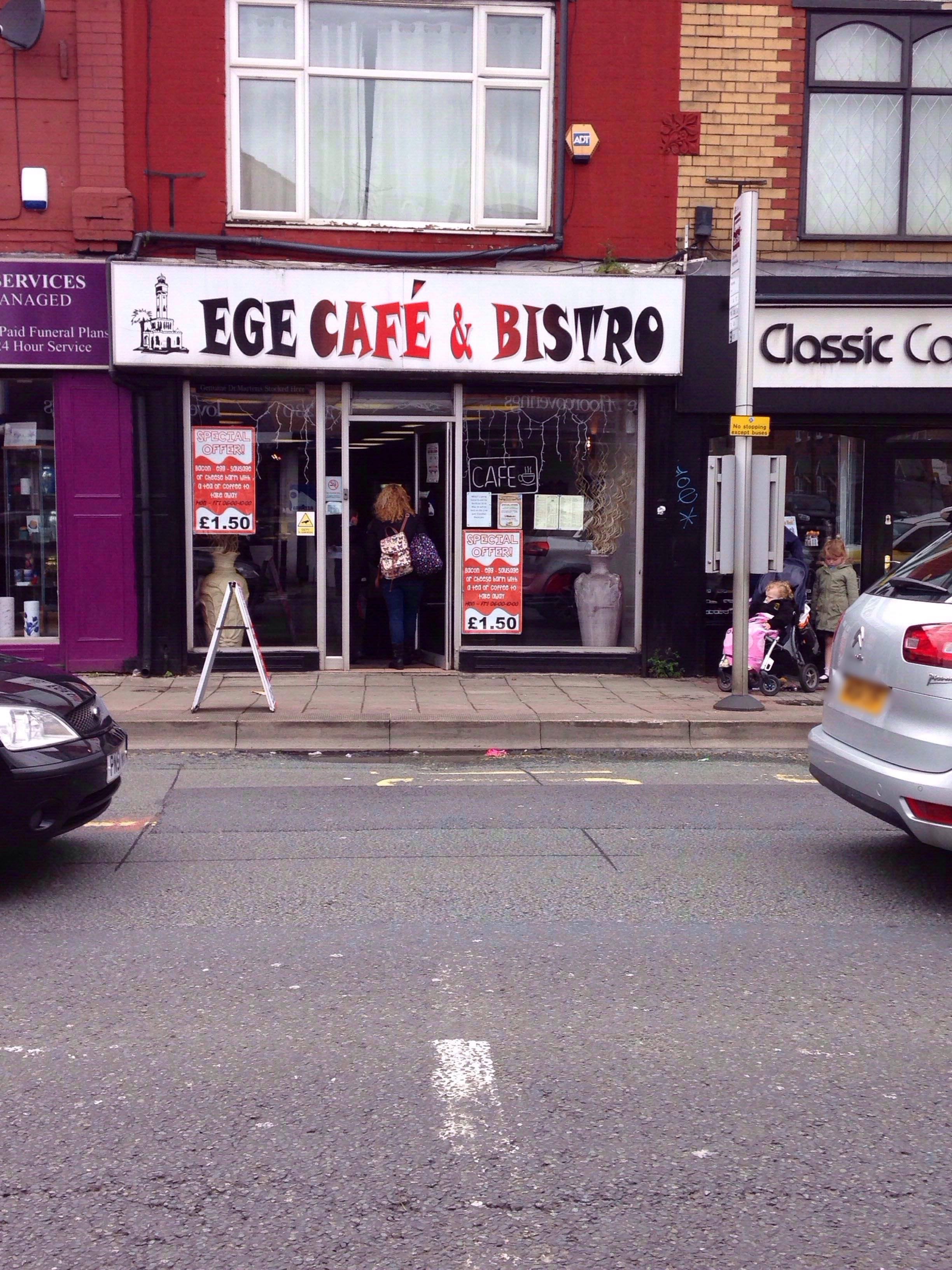 Menu of EGE Cafe & Bistro, Reddish, Manchester