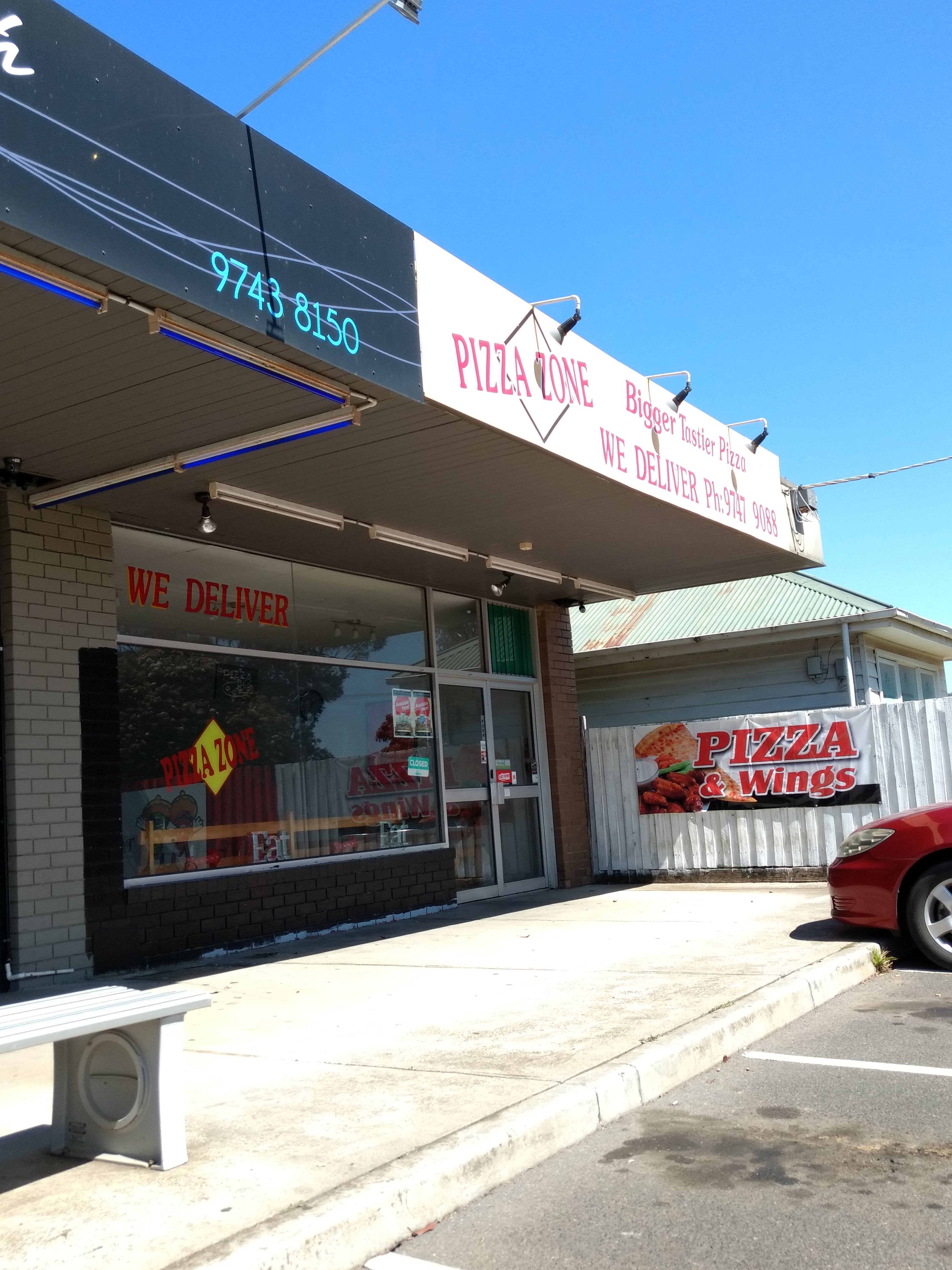 Pizza Zone Menu, Menu for Pizza Zone, Melton, Melbourne