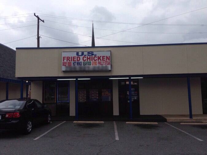 U.S. Fried Chicken Menu, Menu for U.S. Fried Chicken, Mineral Springs