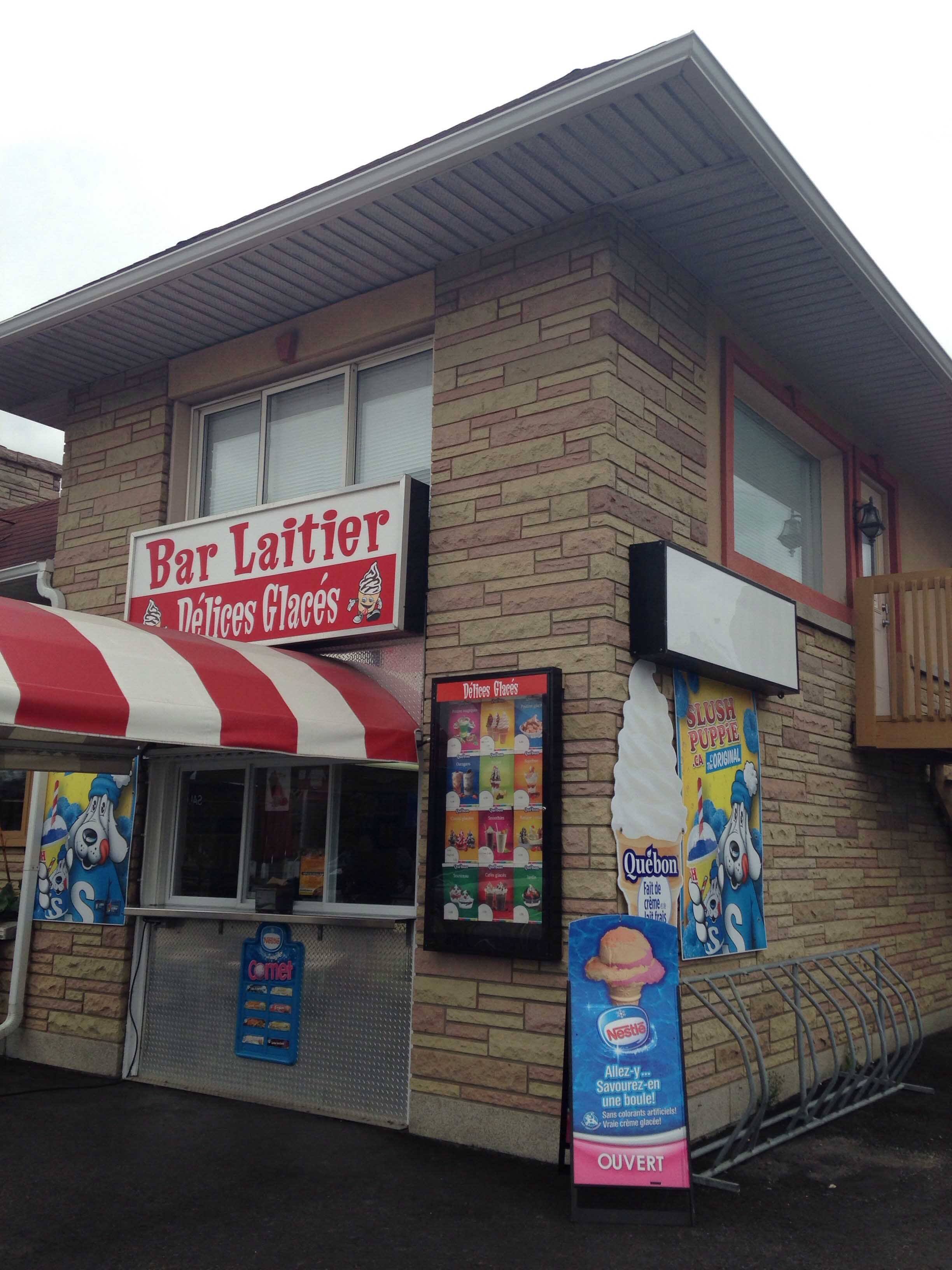 Menu of Bar Laitier, Gatineau, Gatineau Region