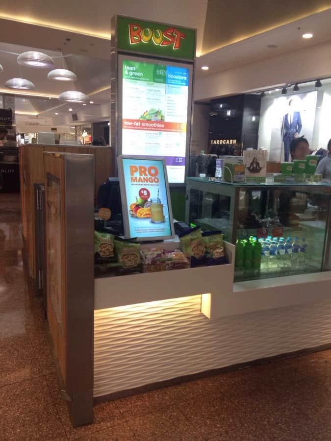 Boost Juice Menu, Menu for Boost Juice, Modbury, Adelaide Urbanspoon