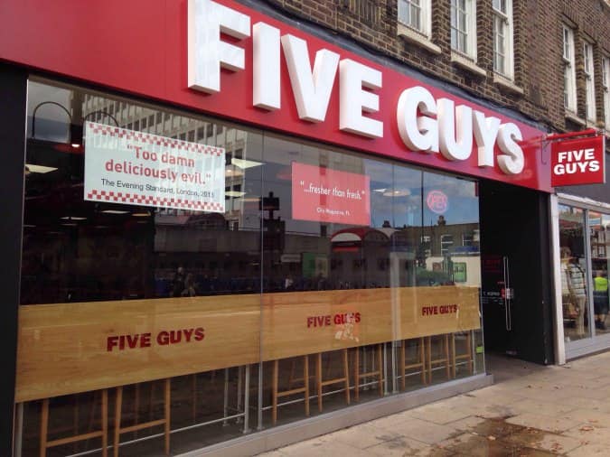 Five Guys Menu, Menu for Five Guys, Ealing, London Zomato UK