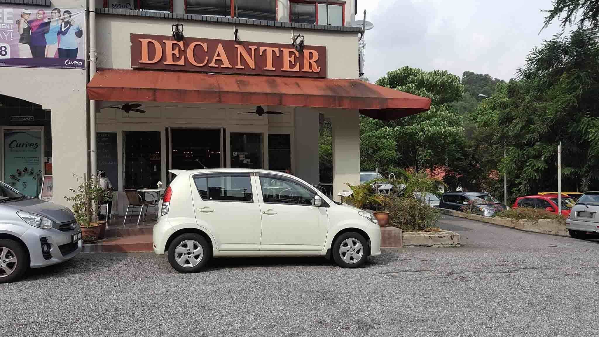 Menu of Decanter, Bukit Damansara, Kuala Lumpur