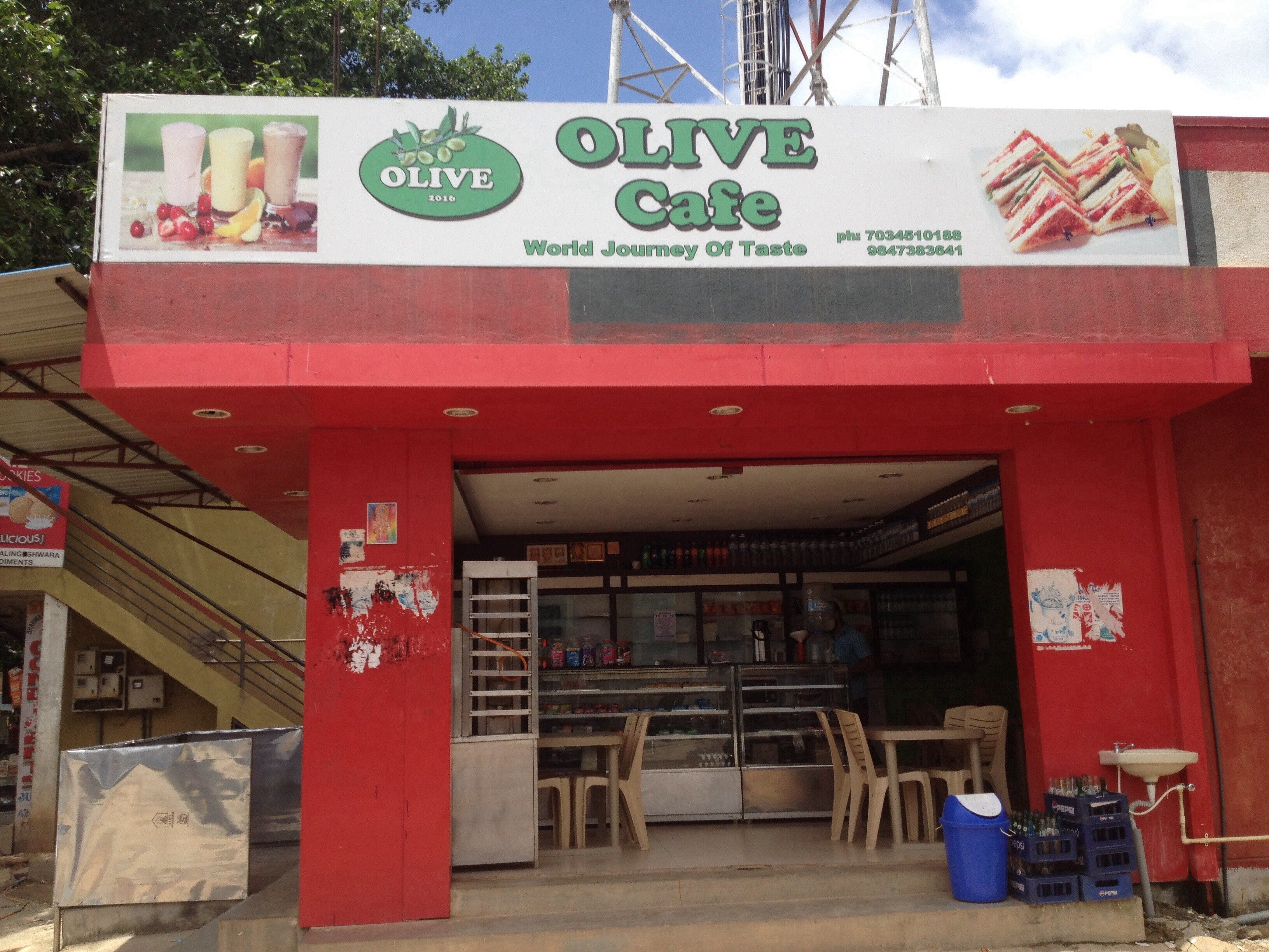 Menu of Olive Cafe, Hennur, Bangalore