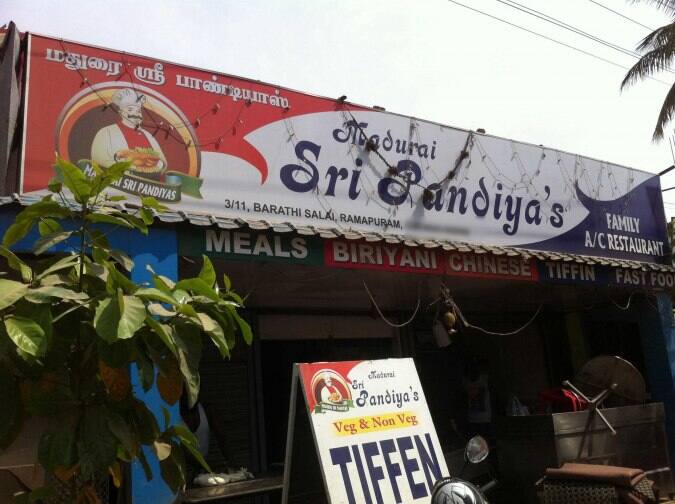 Madurai Sri Pandiyas, Ramapuram, Chennai Restaurant Zomato