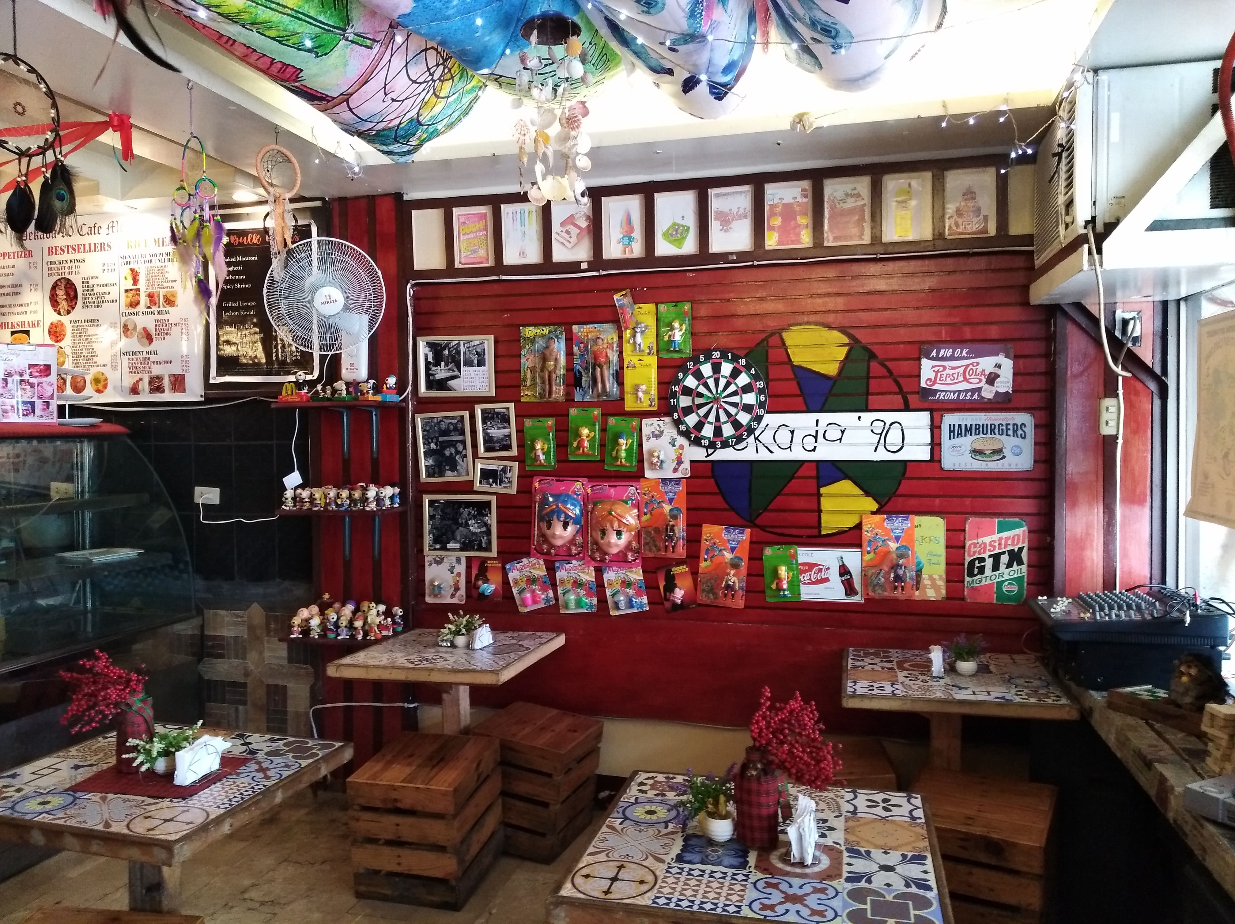 Menu Of Dekada 90 Cafe Marikina Heights Marikina City