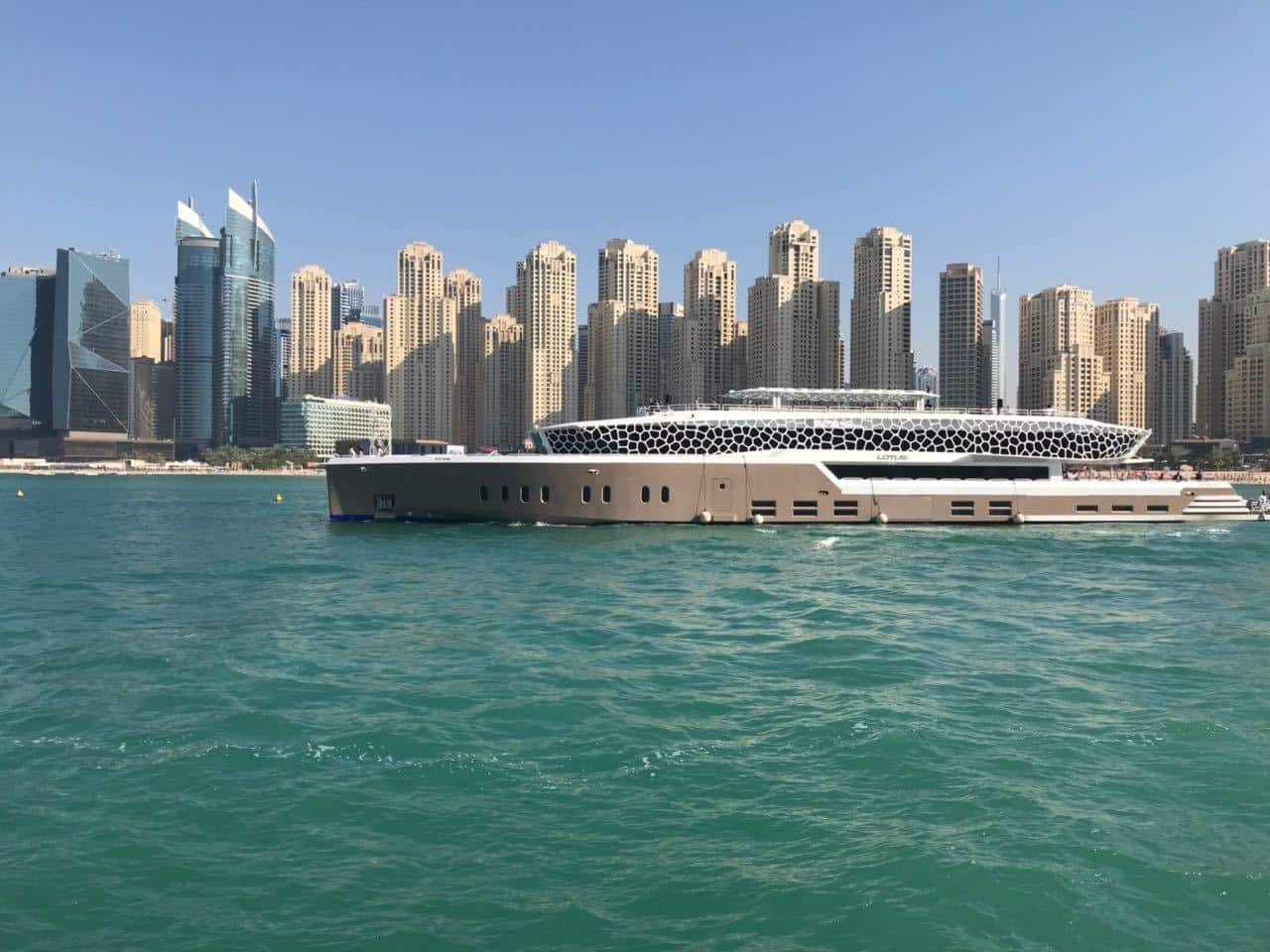 mega yacht dubai marina