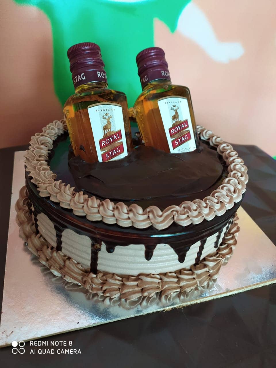 king_bakers_allahabad - 2 Pound Royal stag cake Royal stag - price -580  -750ml Flavour- chocolate Total Amount -1349 Made by king Baker's online  cake service Allahabad To place your order call or whatsapp on 📞  9696344637 | Facebook