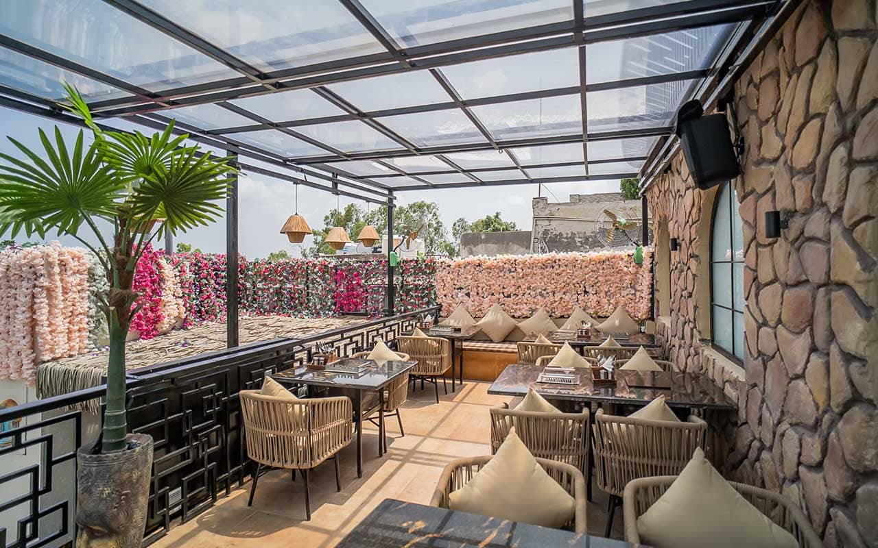 Viage Rooftop The Village Rooftop, Hauz Khas Village, New Delhi | Zomato