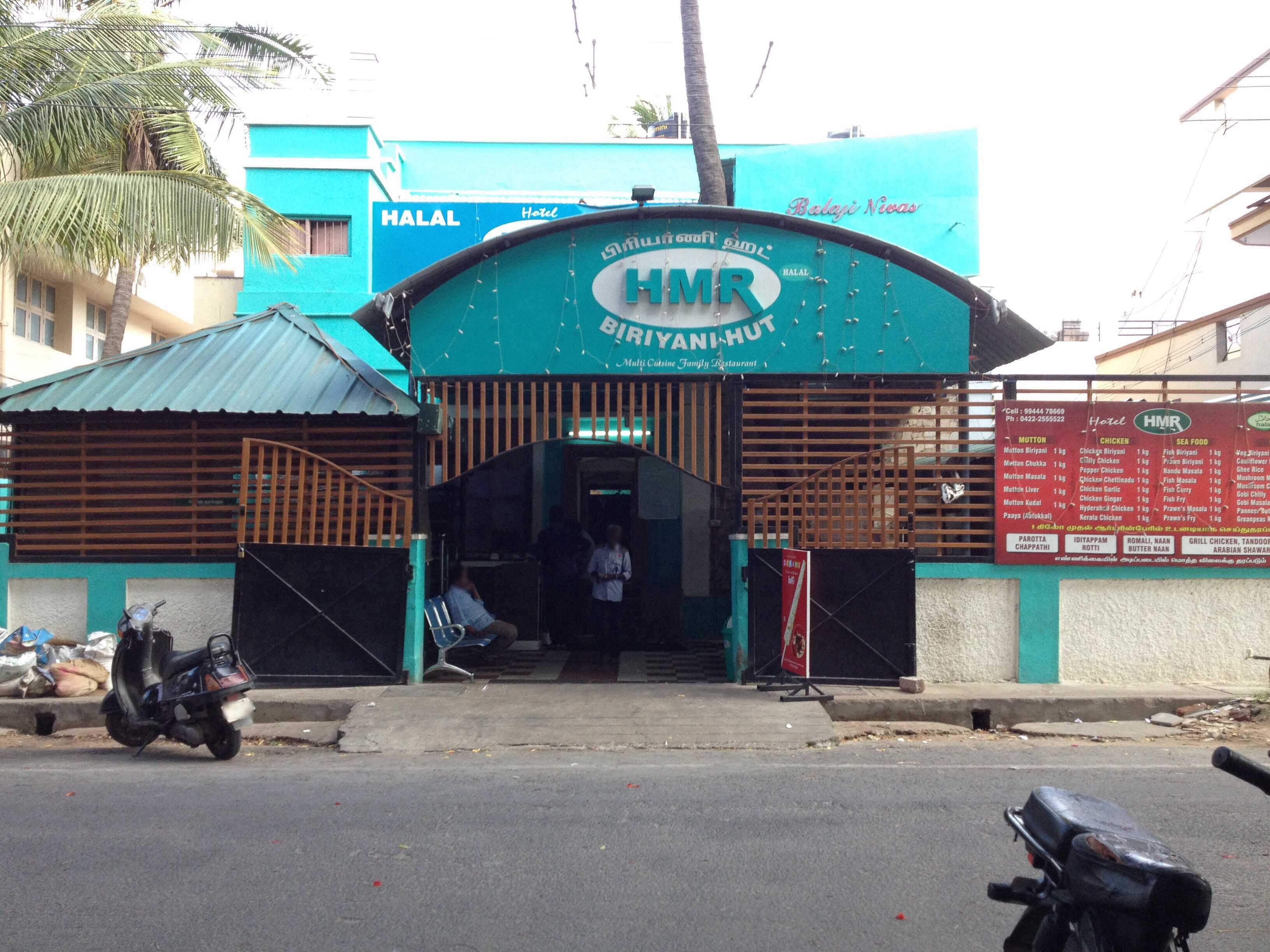 Menu of HMR Biriyani Hut, RS Puram, Coimbatore