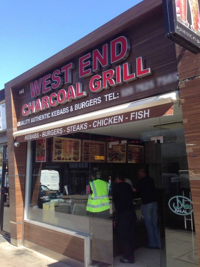 West End Charcoal Grill Menu, Menu for West End Charcoal Grill, West