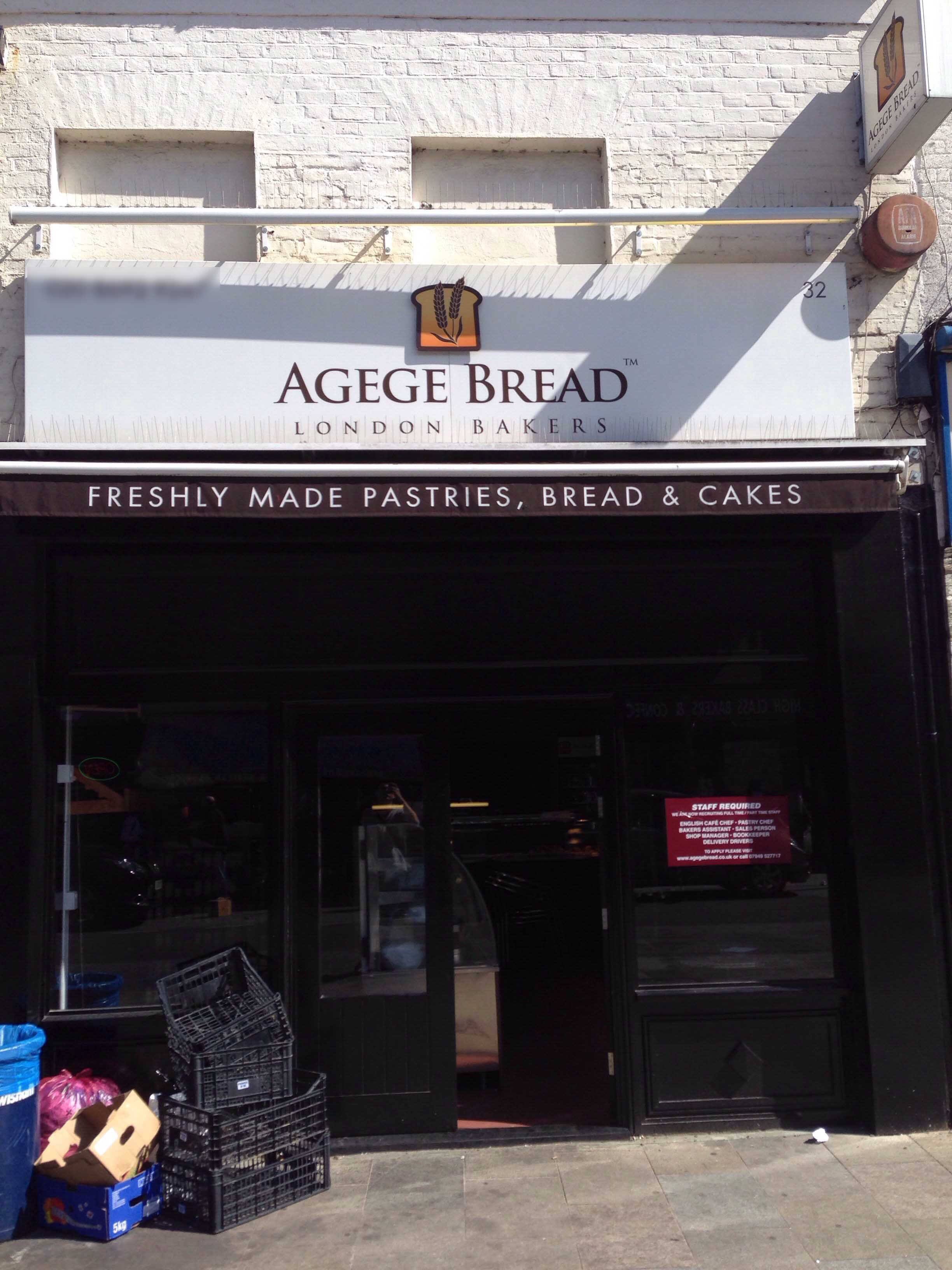 Menu of Agege Bread, High Street, Deptford, London