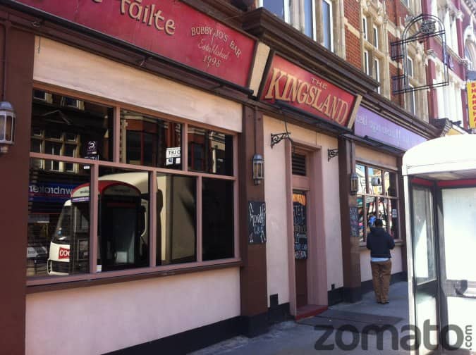 The Kingsland Menu, Menu for The Kingsland, Dalston, London