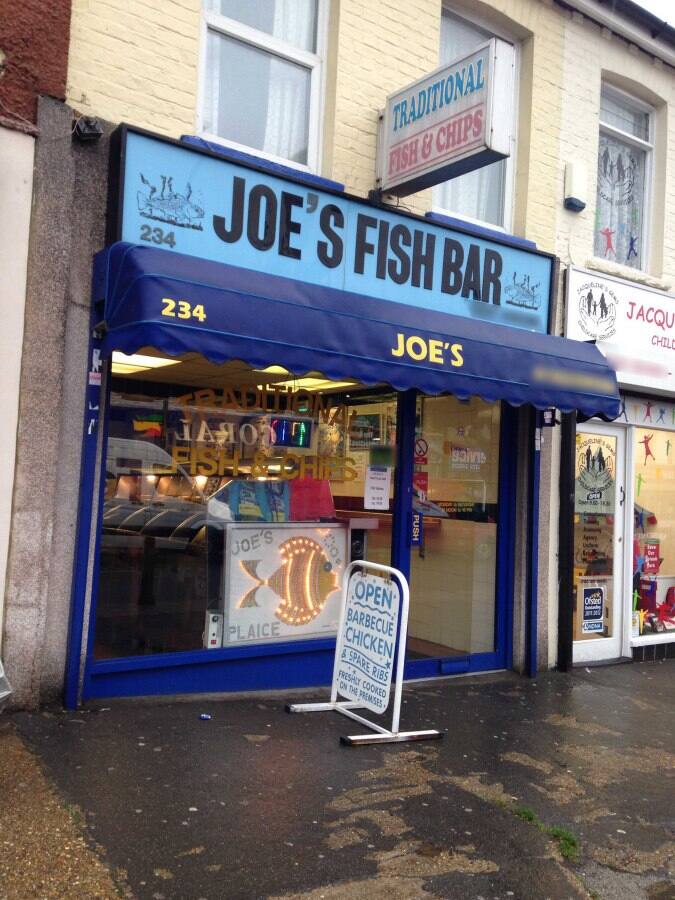 Joe's Fish Bar, Erith, London Zomato UK