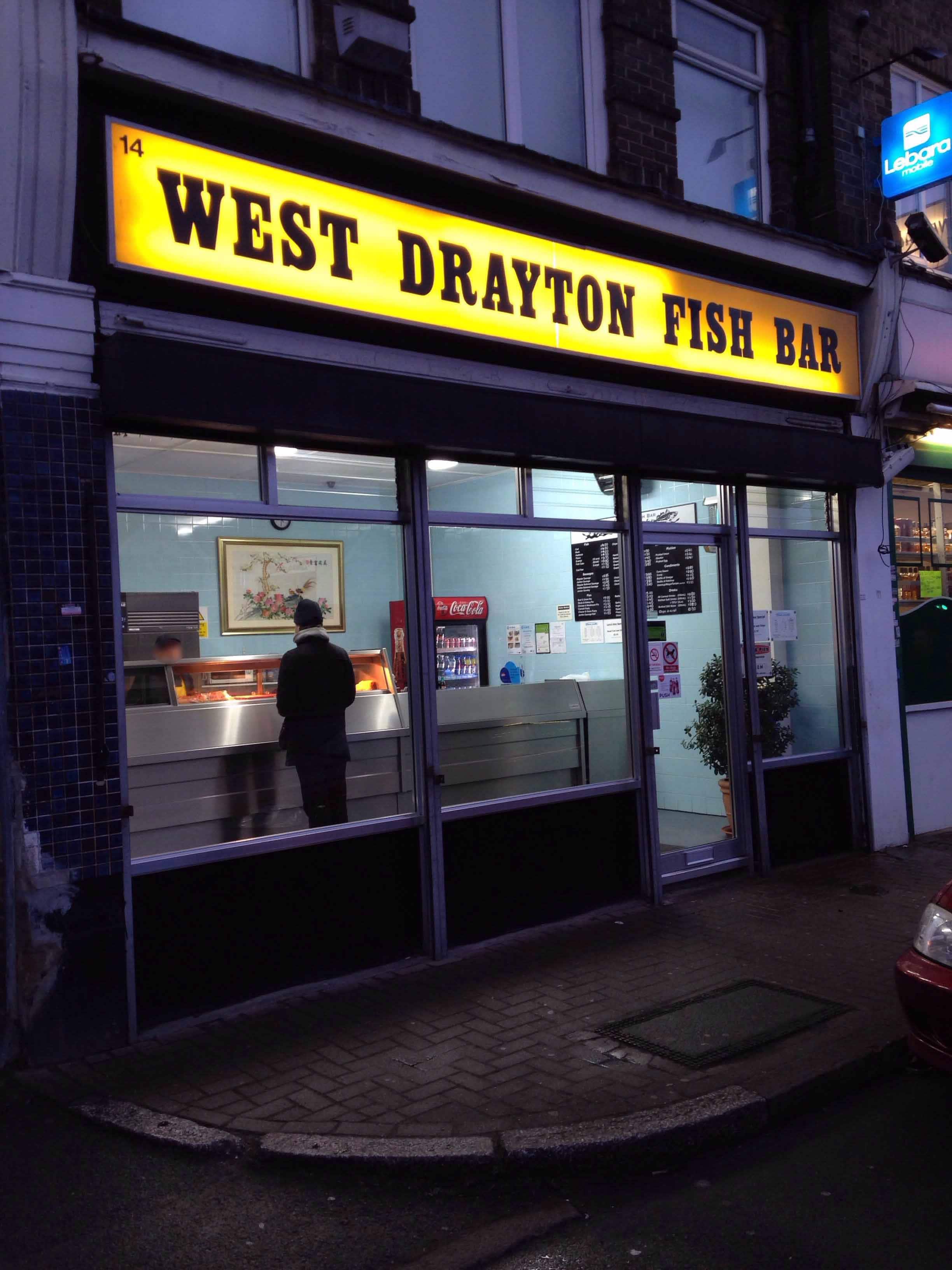 Menu of West Drayton Fish Bar, West Drayton, London