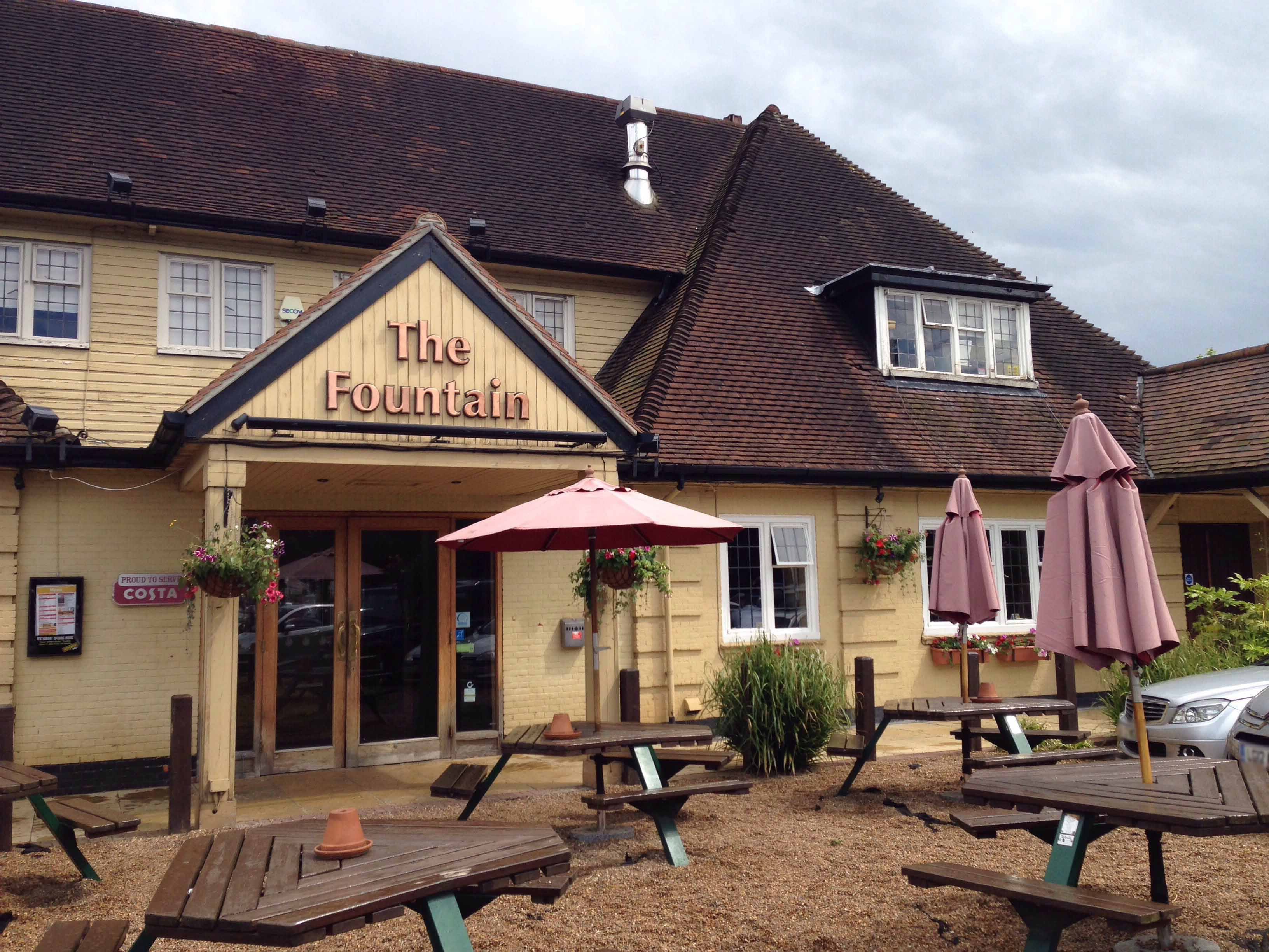 The Fountain Menu, Menu for The Fountain, Twickenham, London