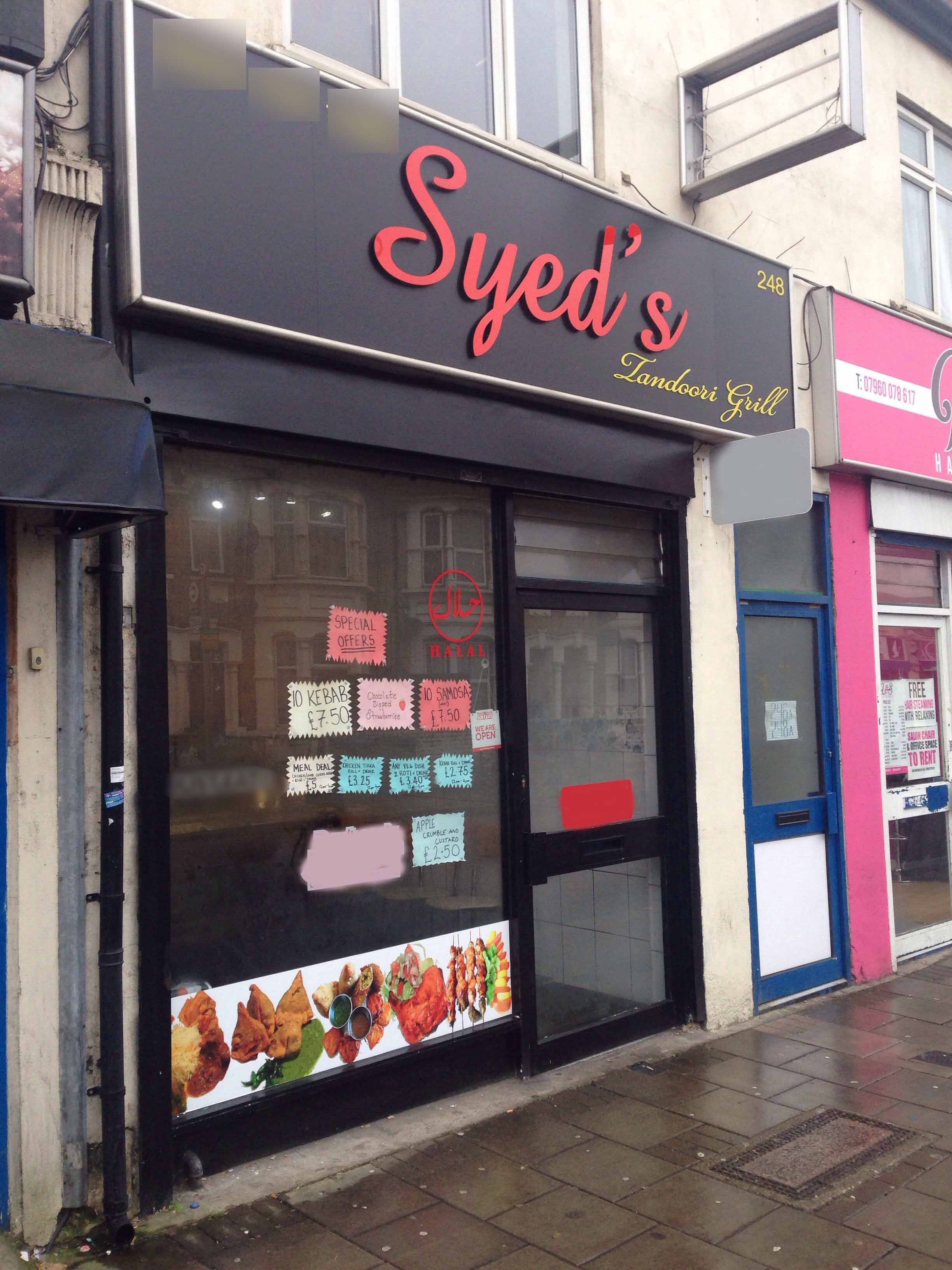 Syeds Tandoori Grill, High Street, Plumstead, London Zomato