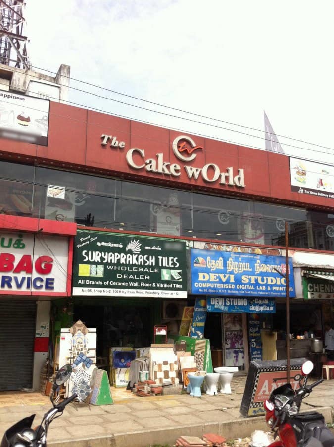 The Cake World, Velachery, Chennai Restaurant Zomato