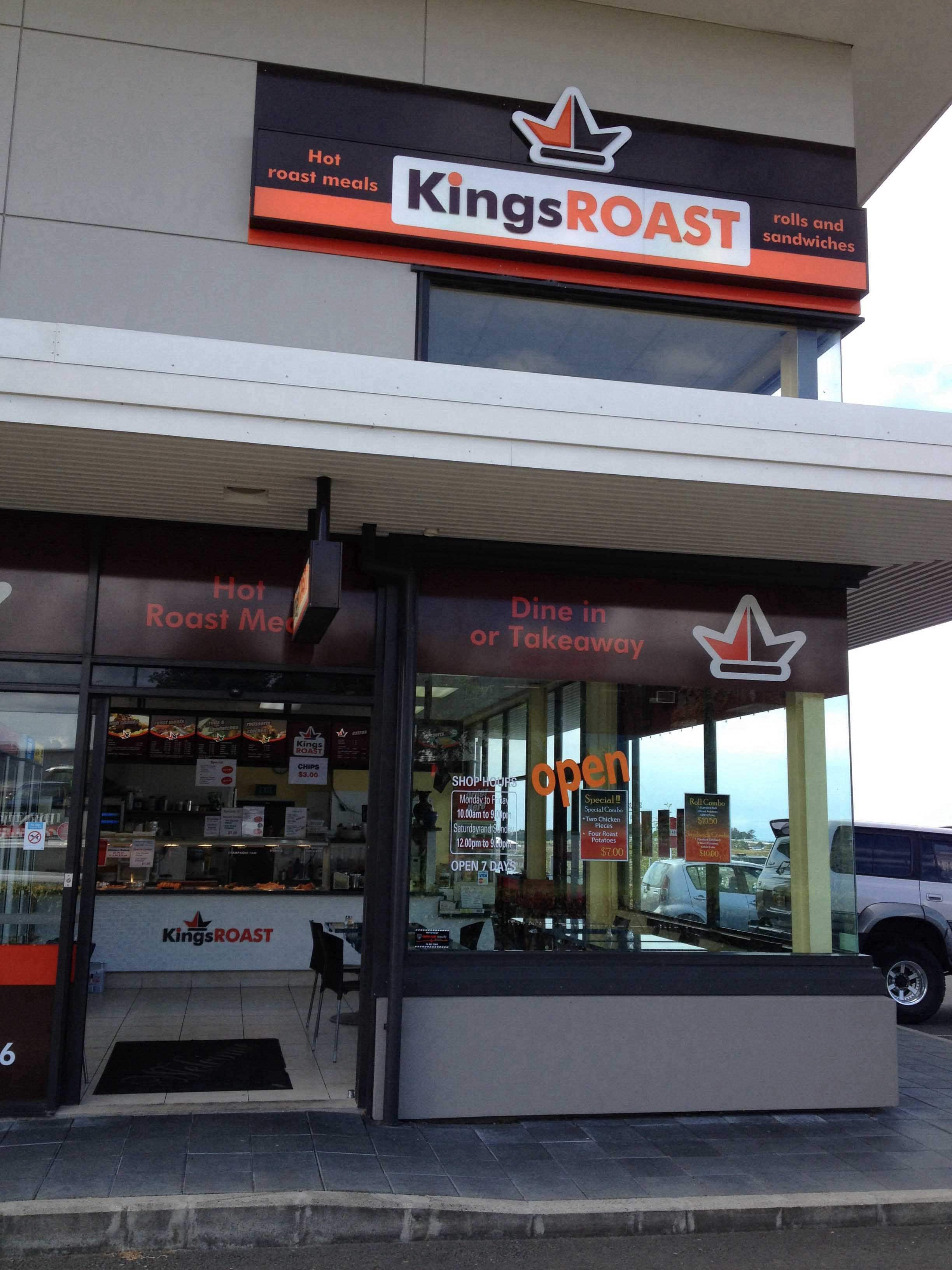 Menu of King's Roast, Mt Wellington, Auckland
