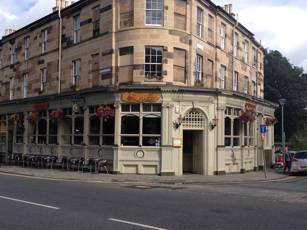 The Orchard Menu, Menu for The Orchard, Canonmills, Edinburgh