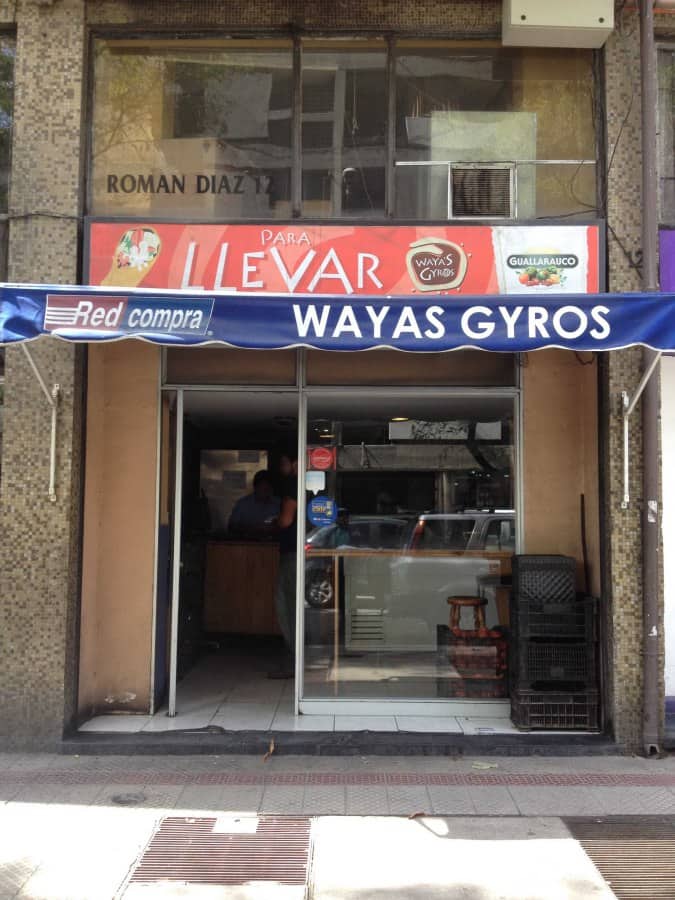 Waya's Gyros, Providencia, Santiago Zomato Chile