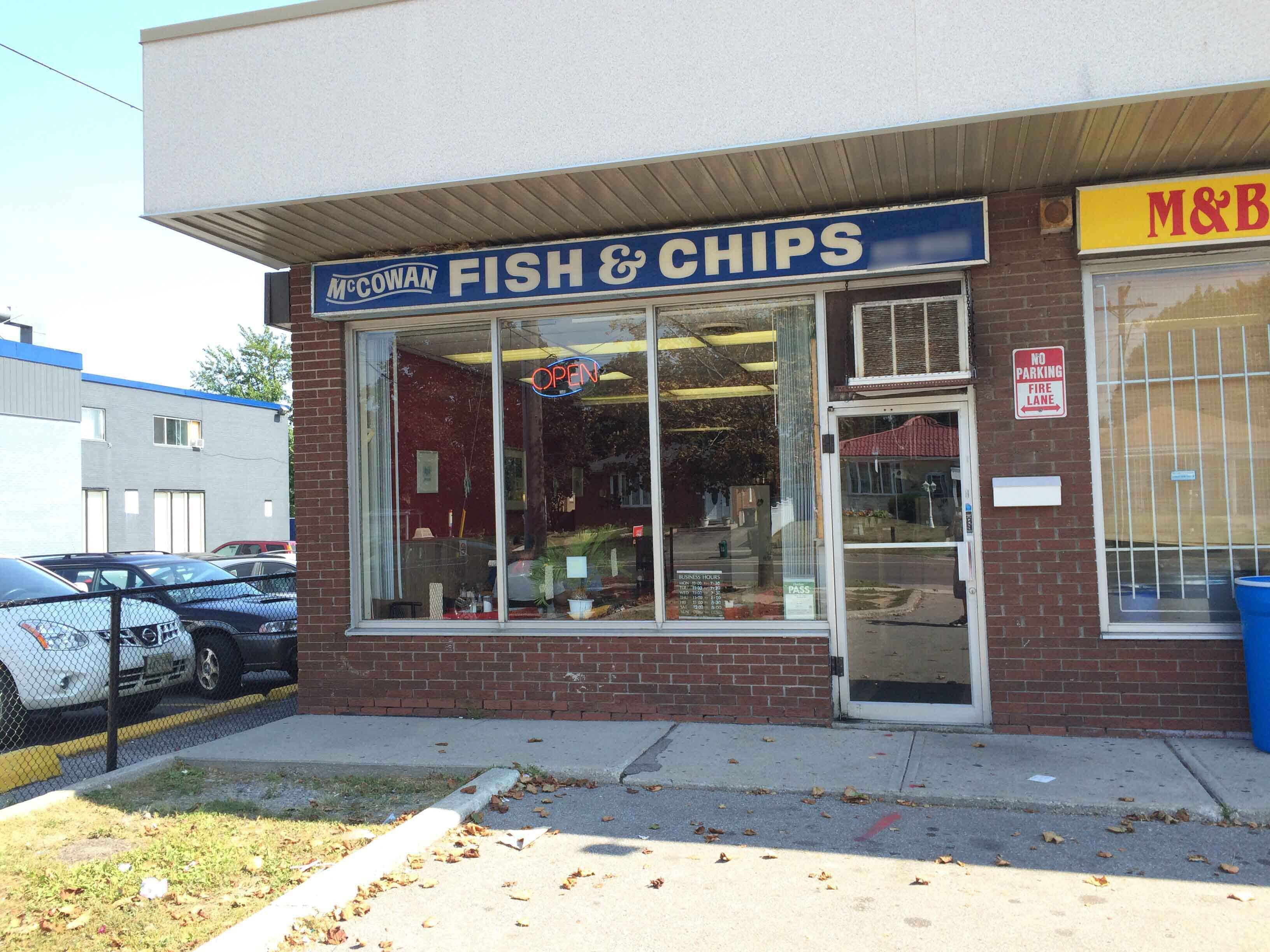 Mccowan Fish & Chips Menu, Menu For Mccowan Fish & Chips, Scarborough 