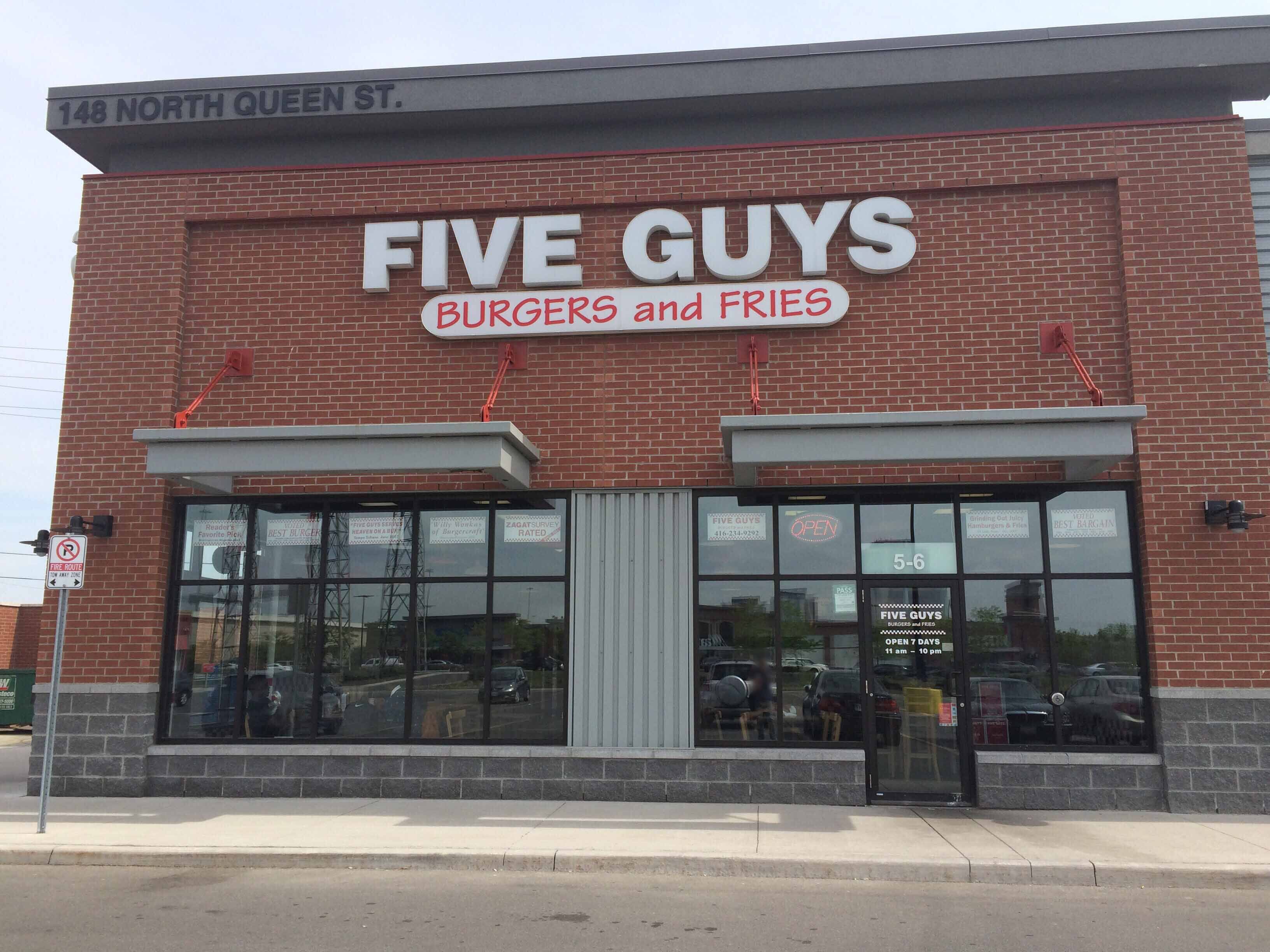 five guys etobicoke toronto