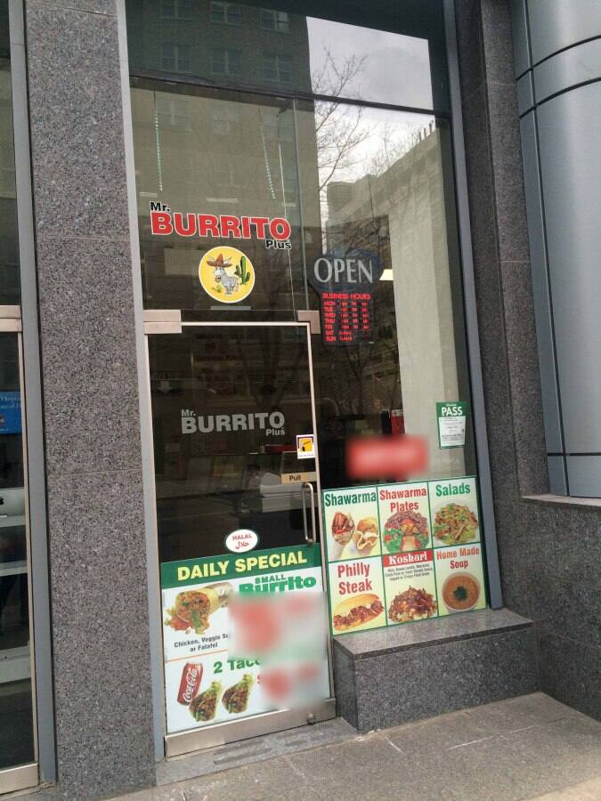 Mr. Burrito Plus Menu, Menu for Mr. Burrito Plus, Discovery District