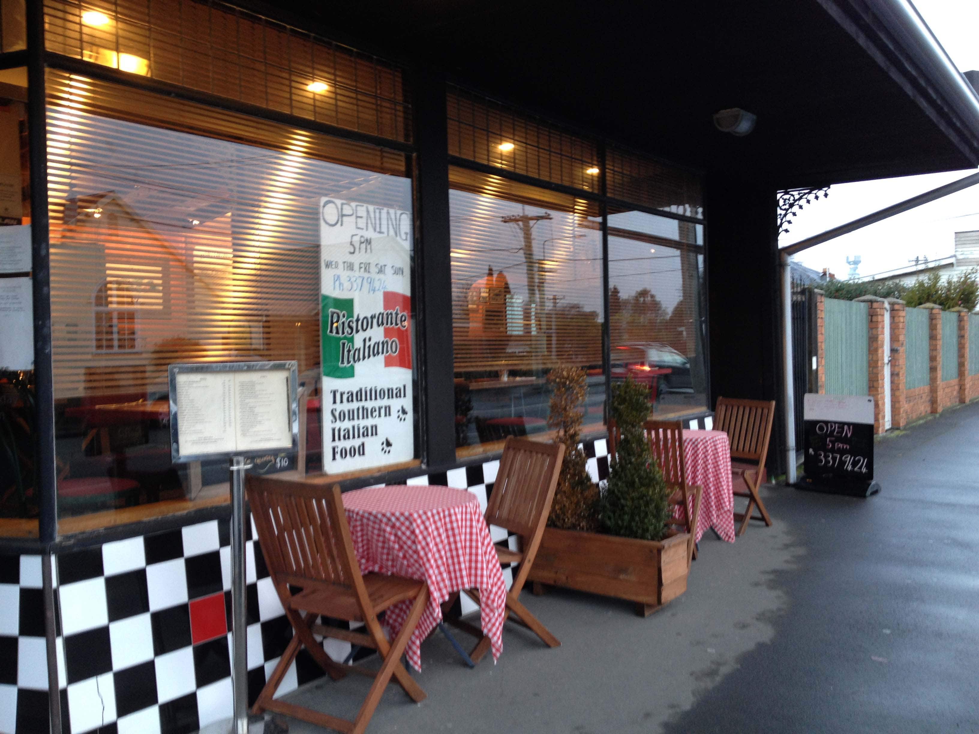 Menu of Piccolo Ristorante Italiano, Somerfield, Christchurch