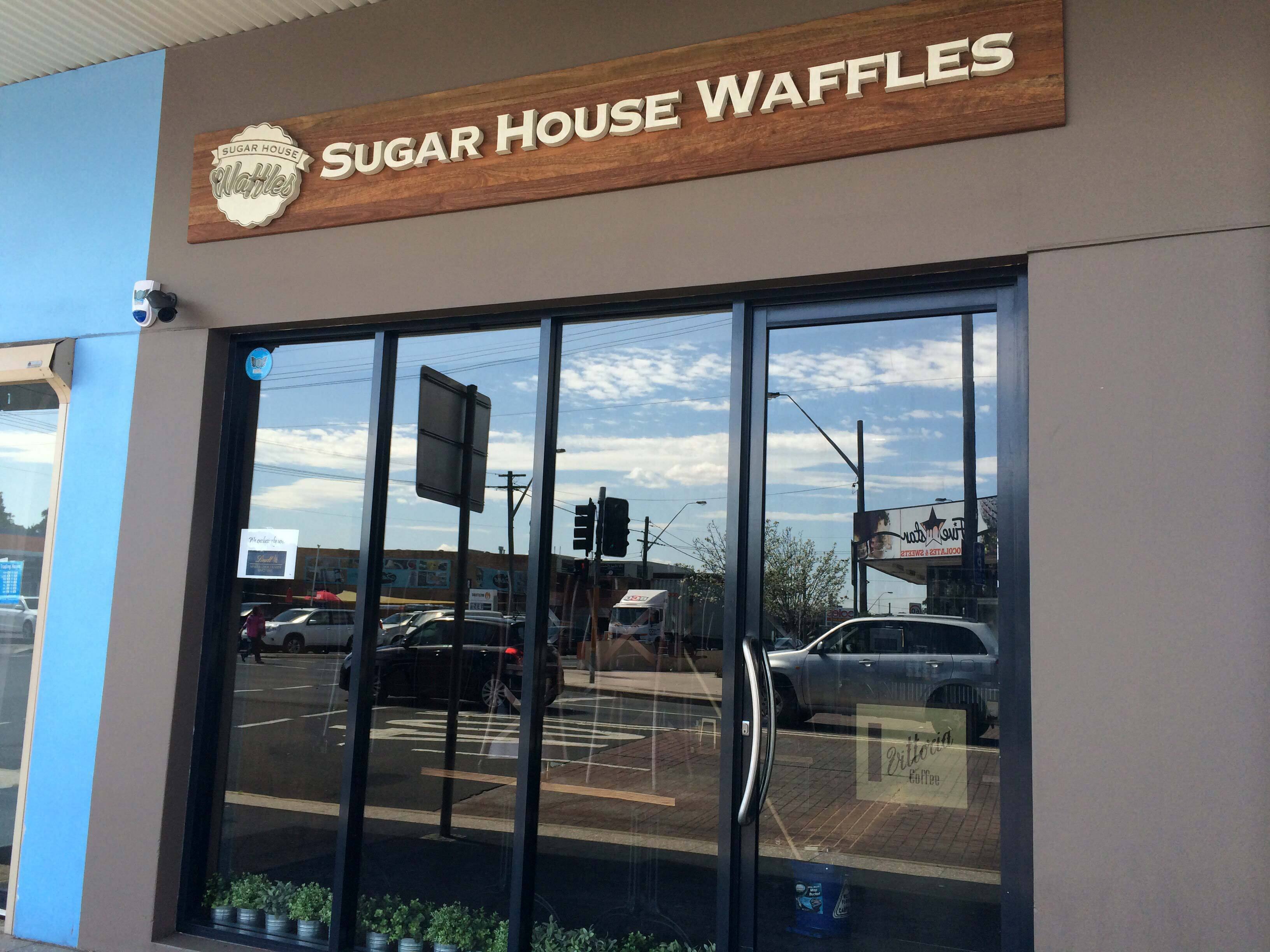 Menu of Sugar House Waffles, Greenacre, Sydney