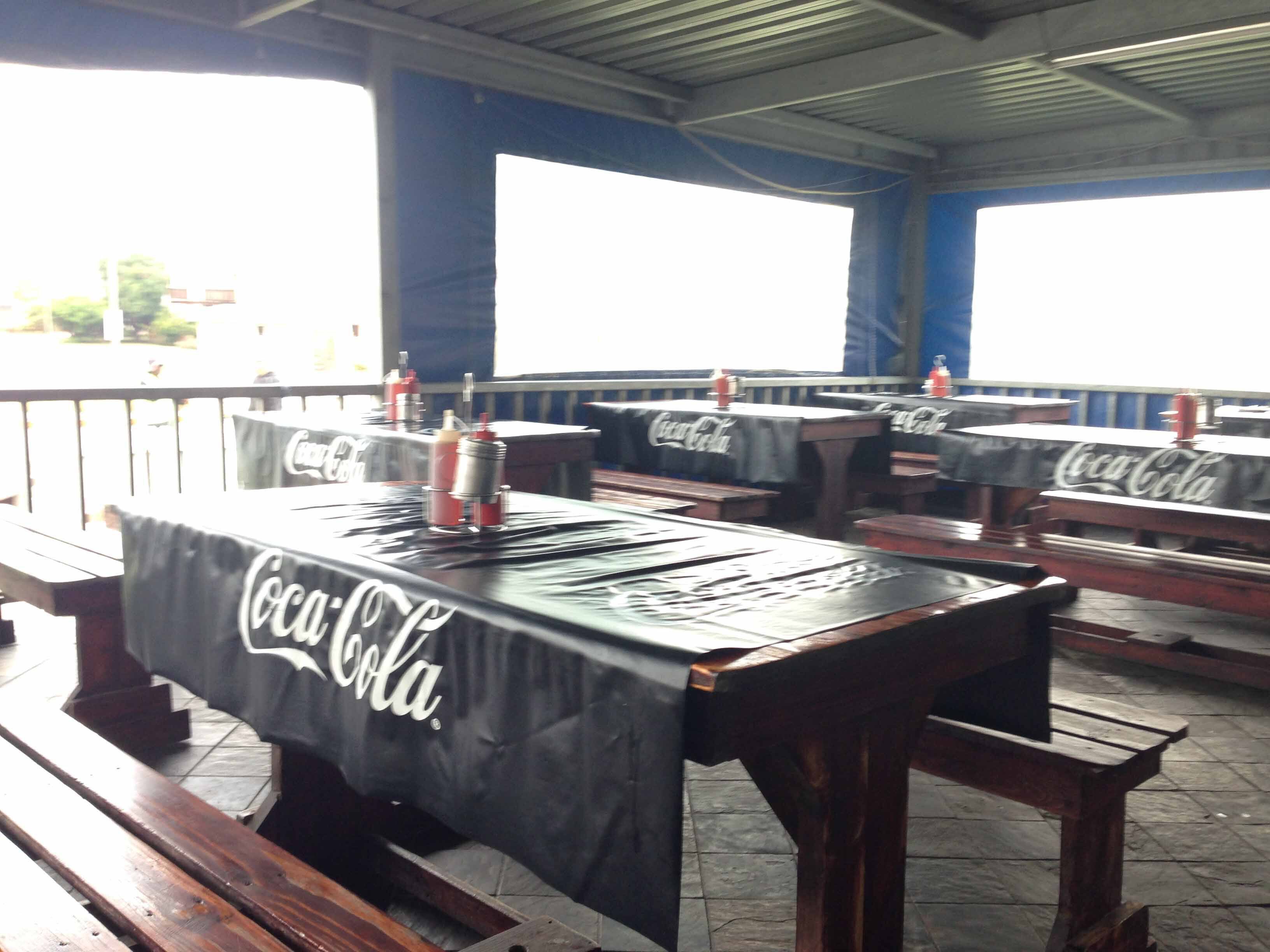 Menu of Die Vismandjie, Jeffreys Bay, Eastern Cape