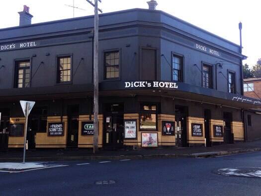 Garanti Canada Reaktor Dick's Hotel Menu, Menu for Dick's Hotel, Balmain, Sydney