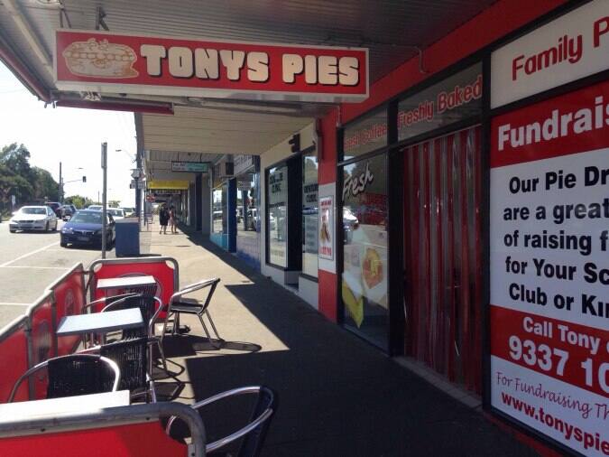 Address of Tony's Pies, Essendon Tony's Pies, Essendon, Melbourne