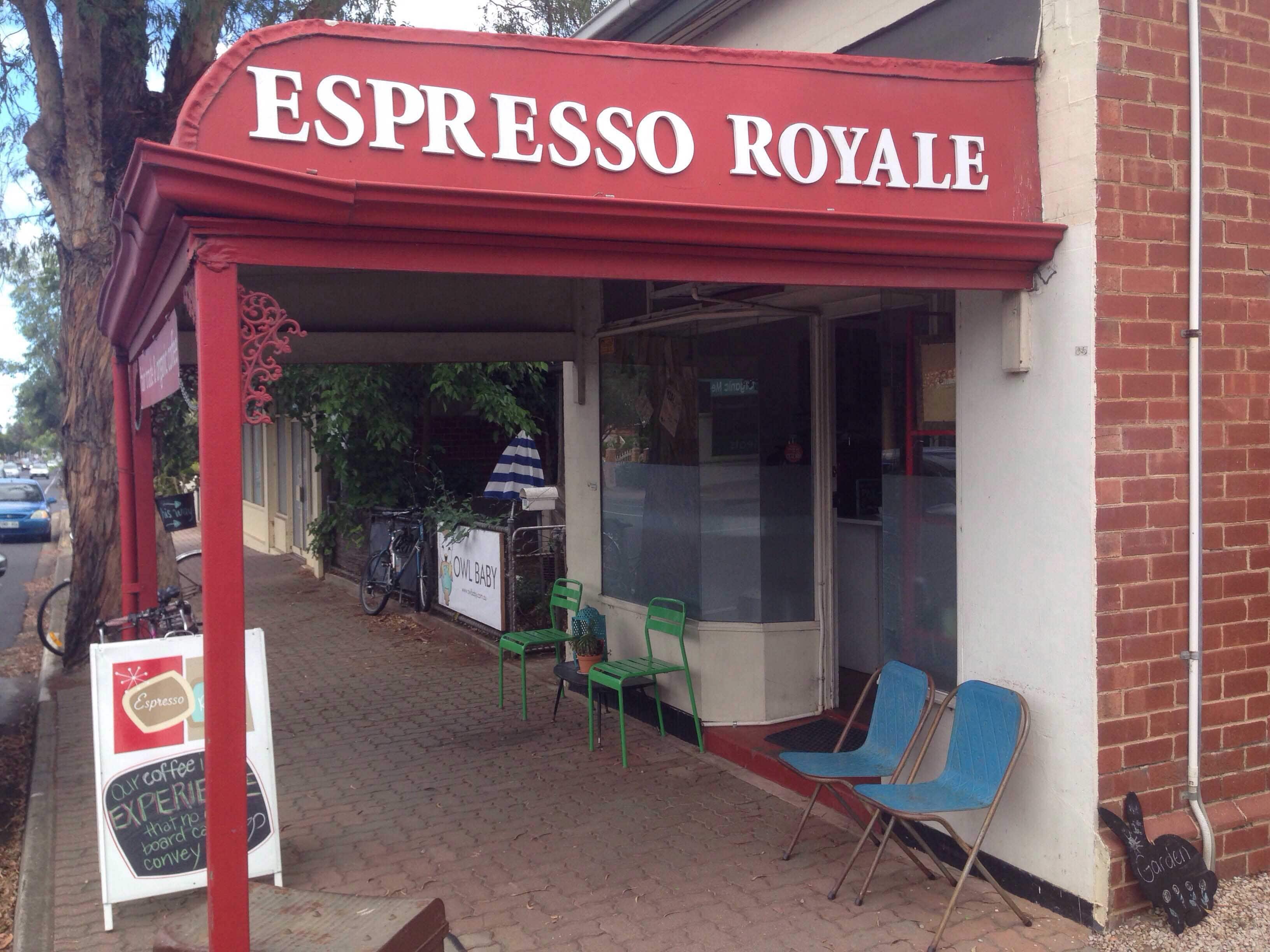 Menu of Espresso Royale, St Morris, Adelaide
