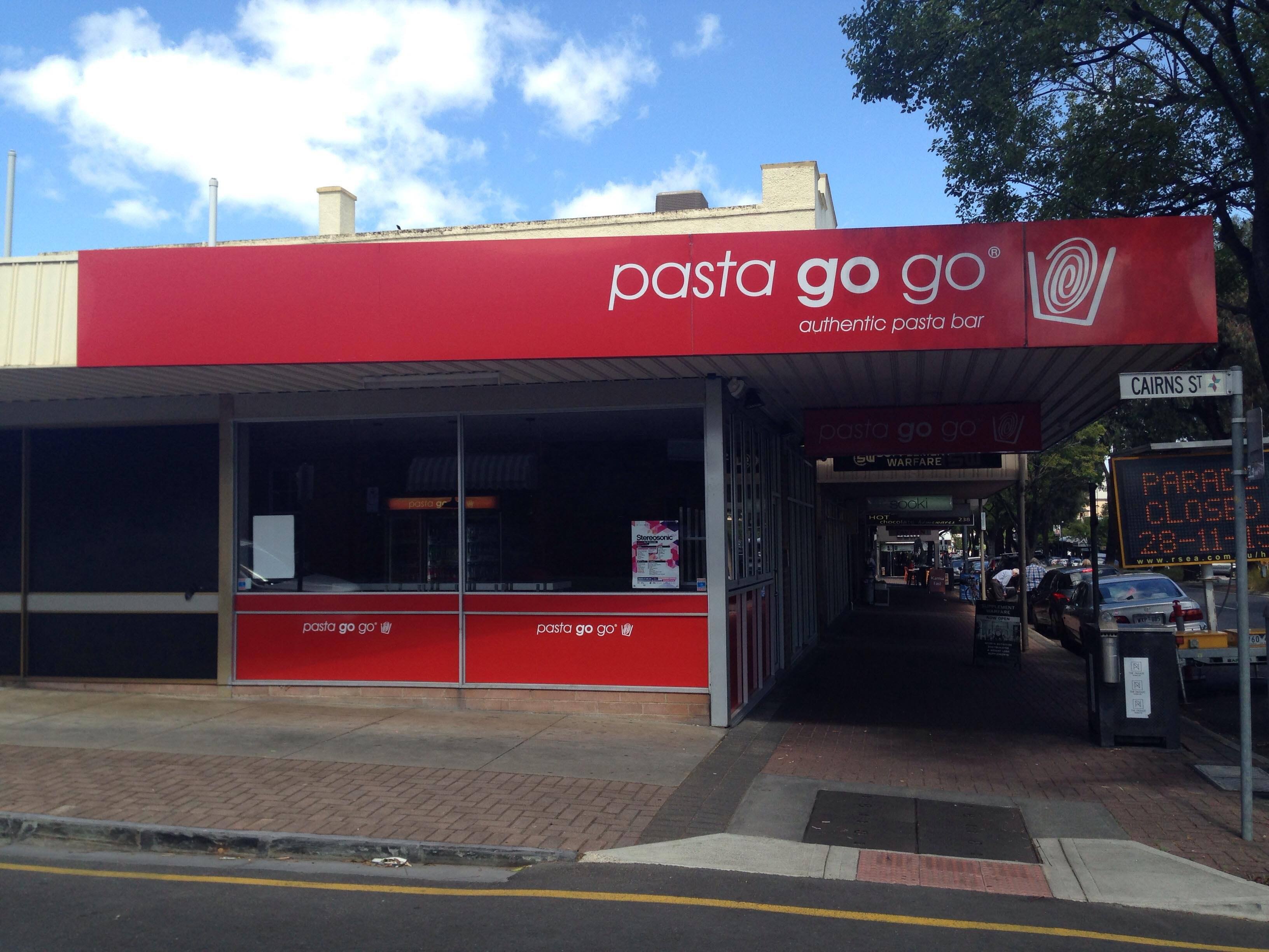 Menu of Pasta Go Go, Norwood, Adelaide