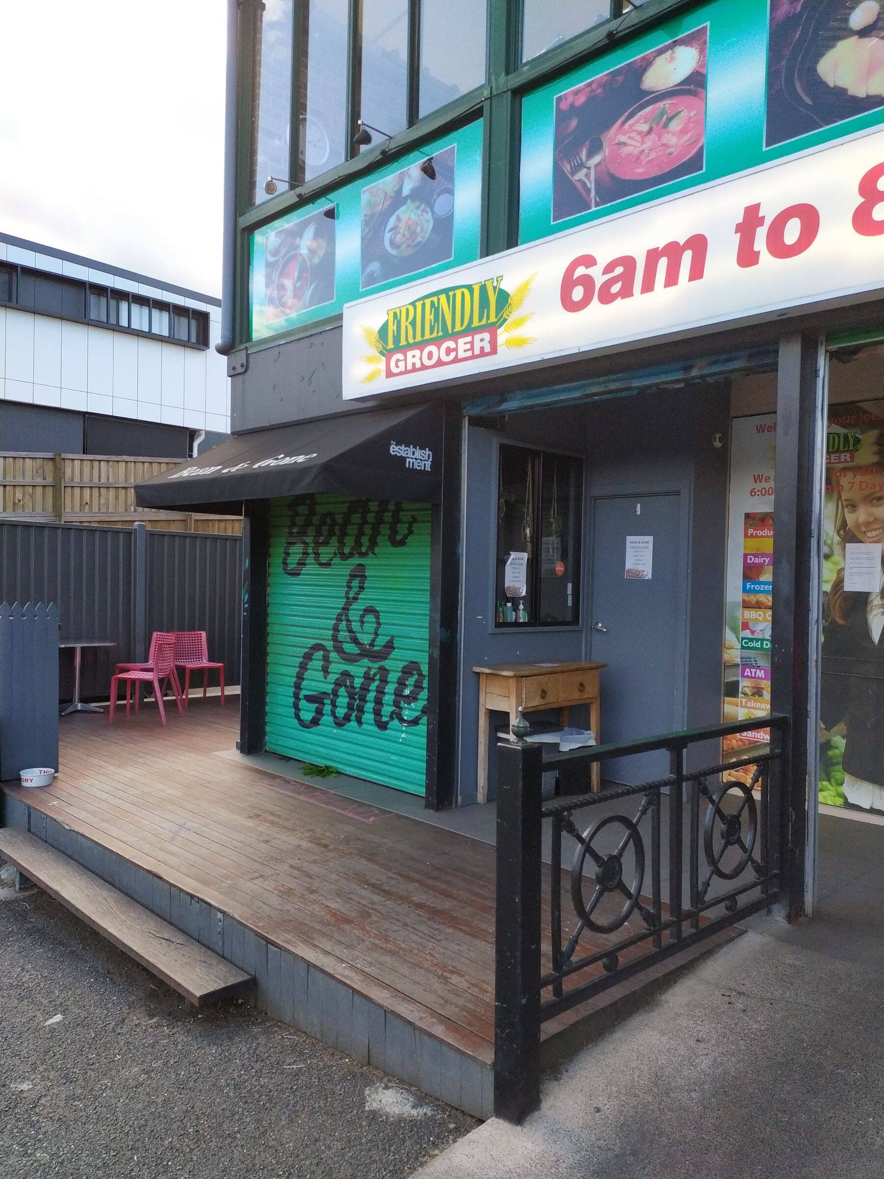 Menu of Bean and Gone Espresso Bar, The Gap, Brisbane